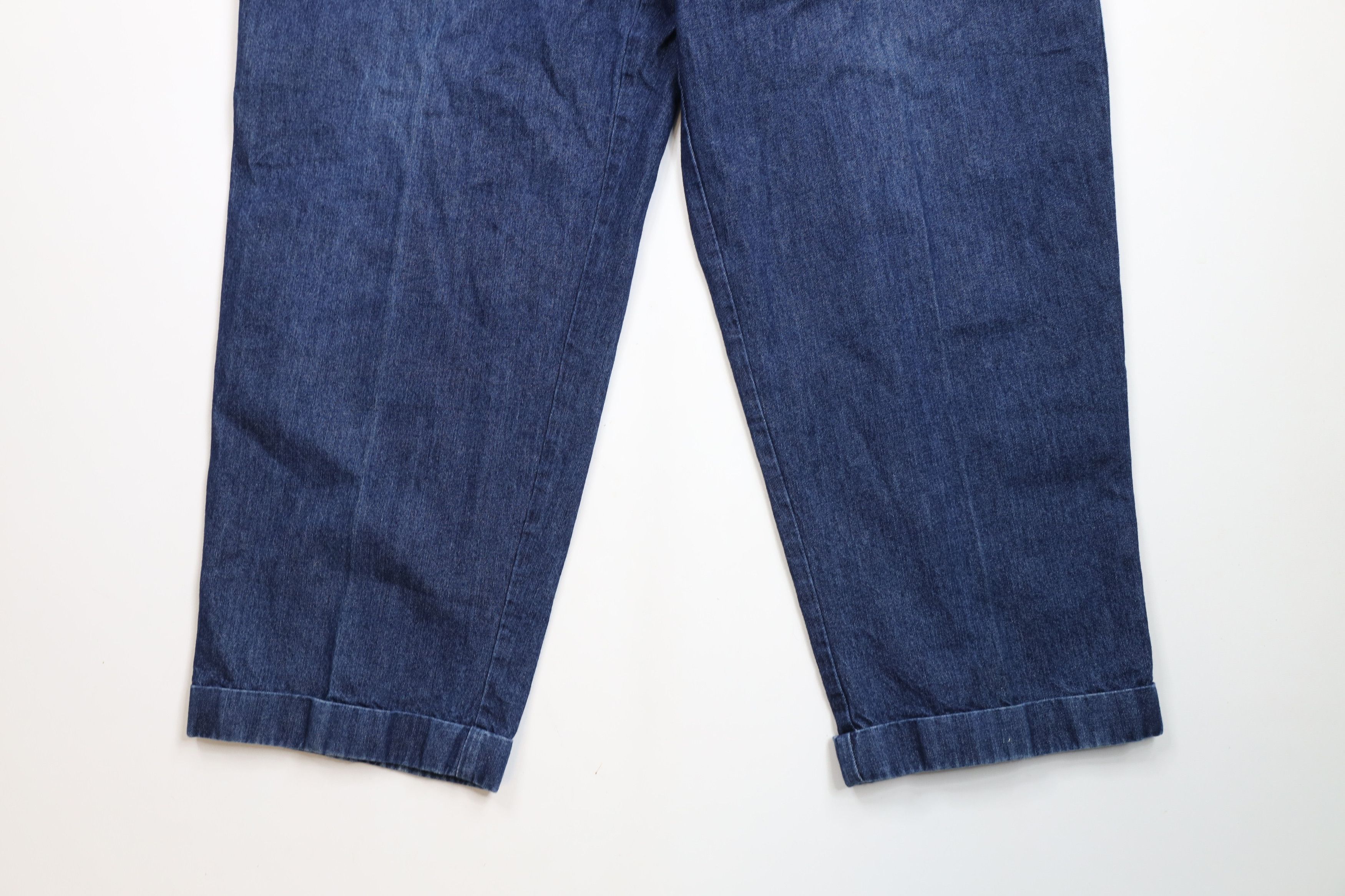Tommy Hilfiger × Vintage Vintage Y2K 2001 Tommy Hilfiger Pleated Wide Leg Denim Jeans Size US 42 / EU 58 - 4 Thumbnail