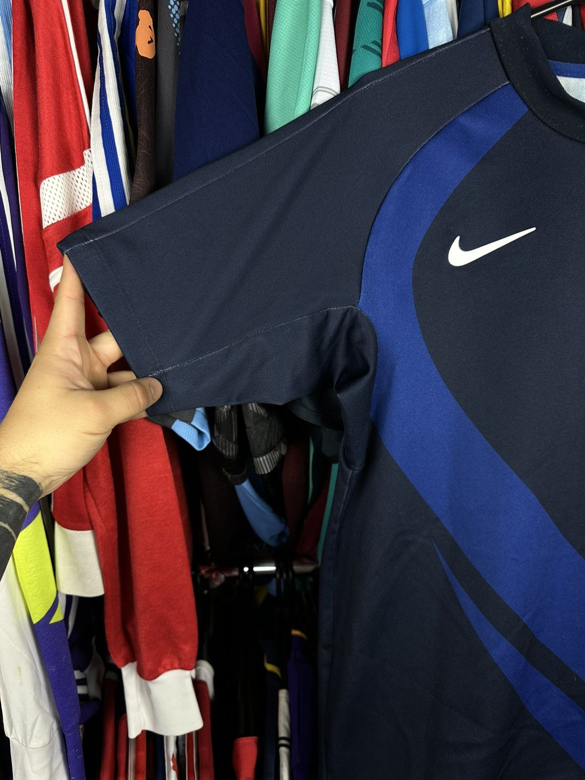Nike FRANCE 2007 2008 HOME RUGBY SHIRT JERSEY NIKE 238338-450 Size US S / EU 44-46 / 1 - 4 Thumbnail