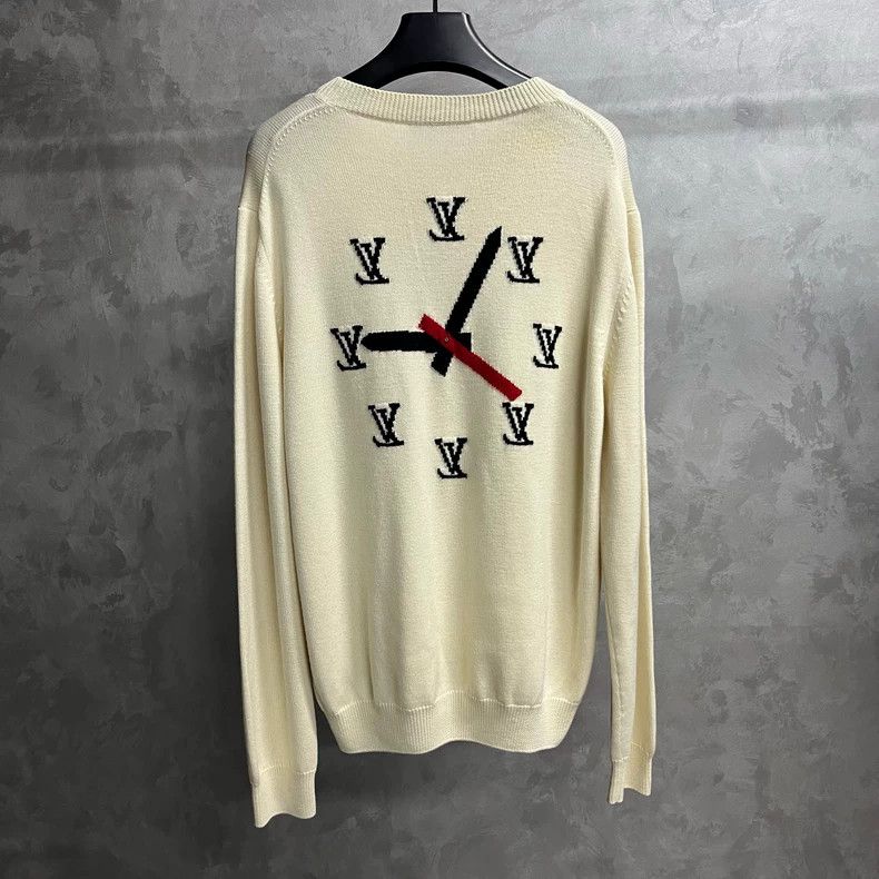 Louis Vuitton Louis Vuitton Off-white clock crewneck pullover long-sleev Size US XXL / EU 58 / 5 - 5 Thumbnail