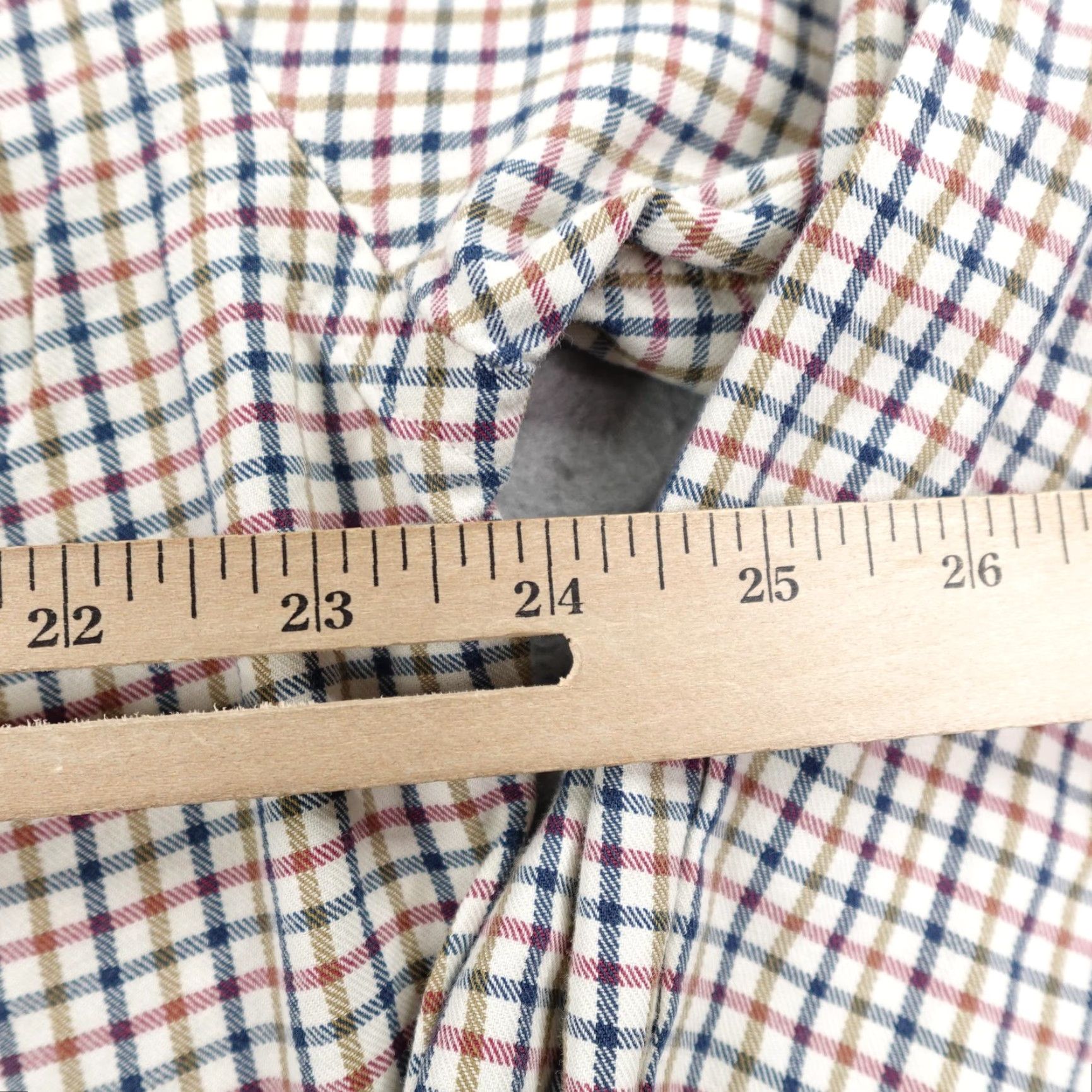 Orvis Orvis Shirt Mens Large Plaid Twill Wool Blend Button Up Signature Collection Multicolor Check Size US L / EU 52-54 / 3 - 5 Thumbnail
