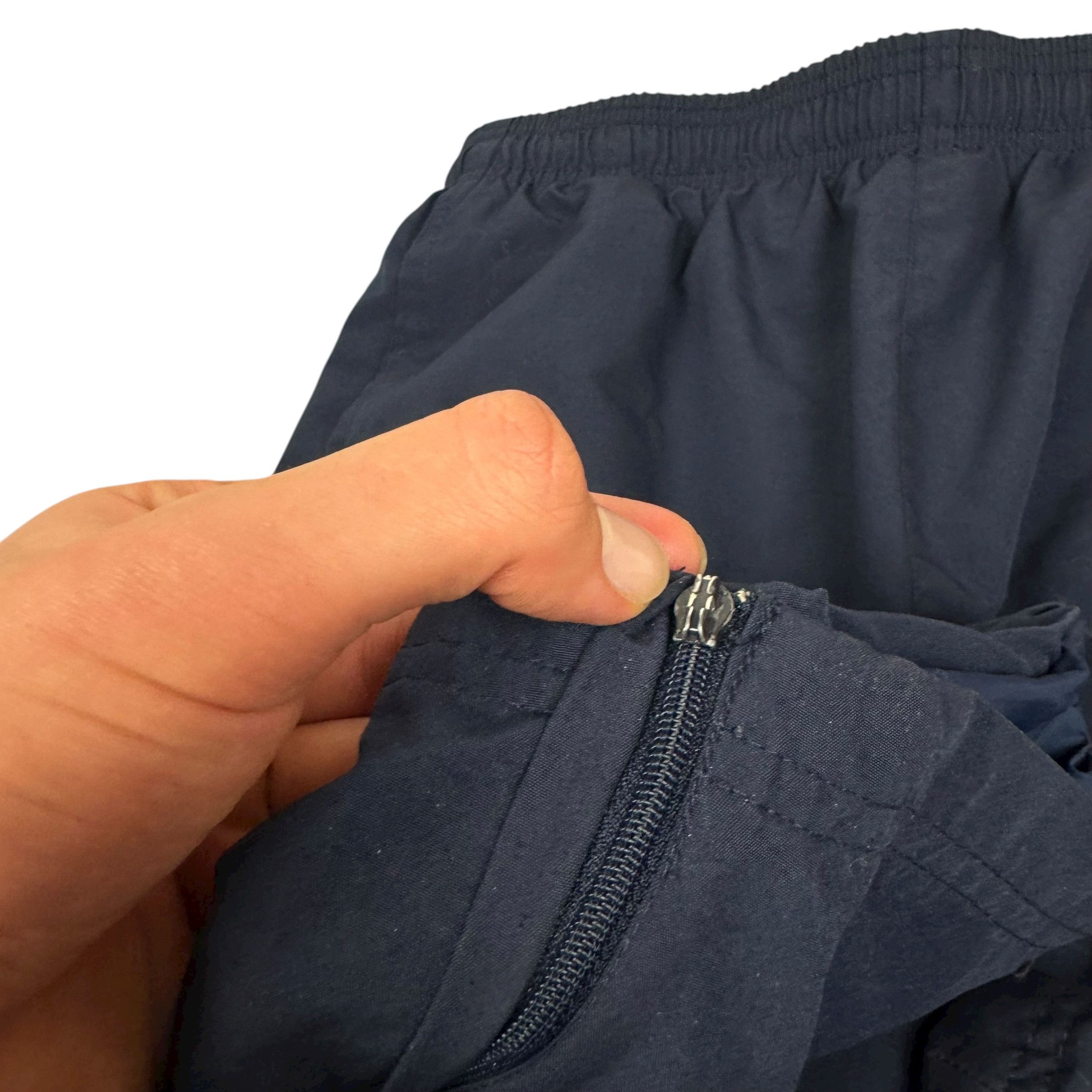 Adidas Adidas Navy Blue Straight Leg Ankle Zip Track Pants Size US 30 / EU 46 - 9 Thumbnail