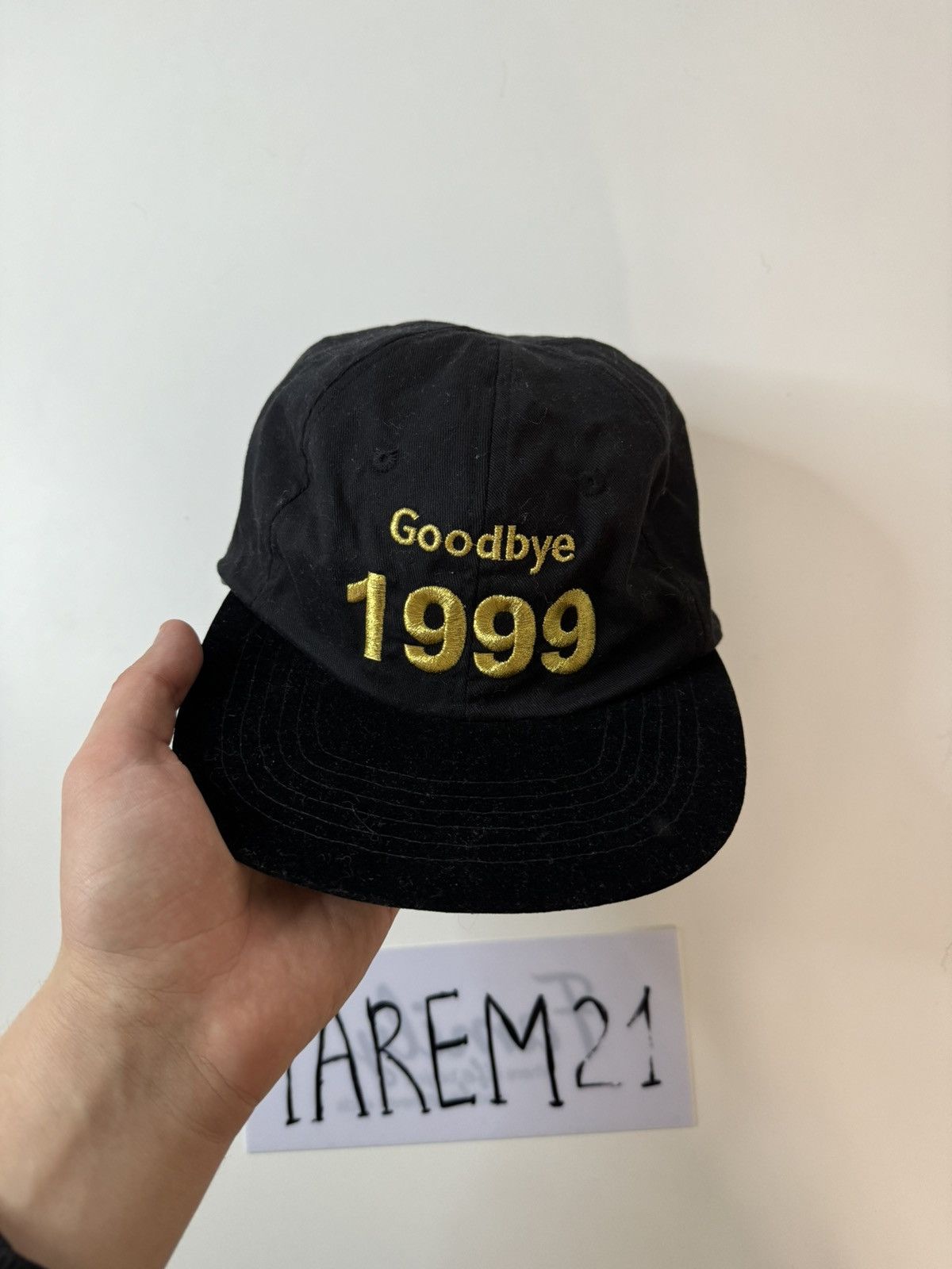 Vintage Goodbye 1999 Welcome 2000 vintage cap hat Size ONE SIZE - 2 Thumbnail
