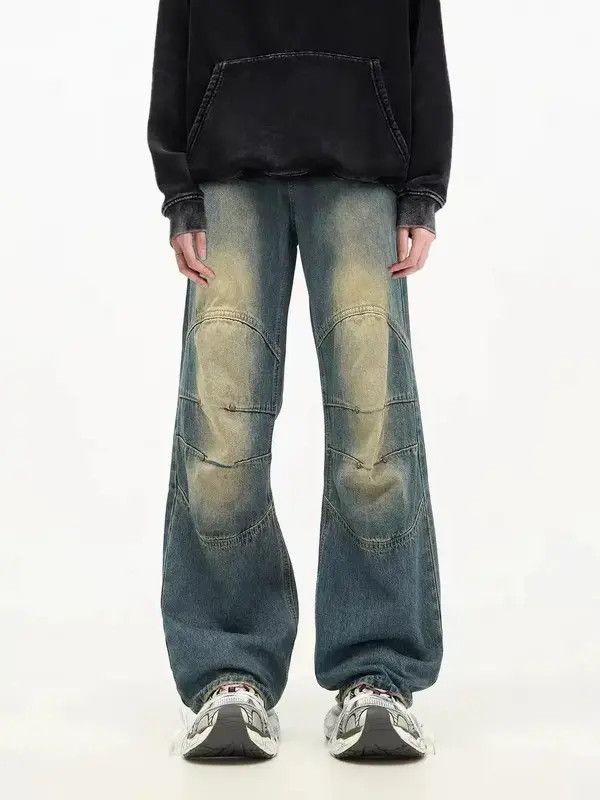 VIBE Vintage washed and frayed street hip hop Y2K jeans Size US 34 / EU 50 - 6 Thumbnail