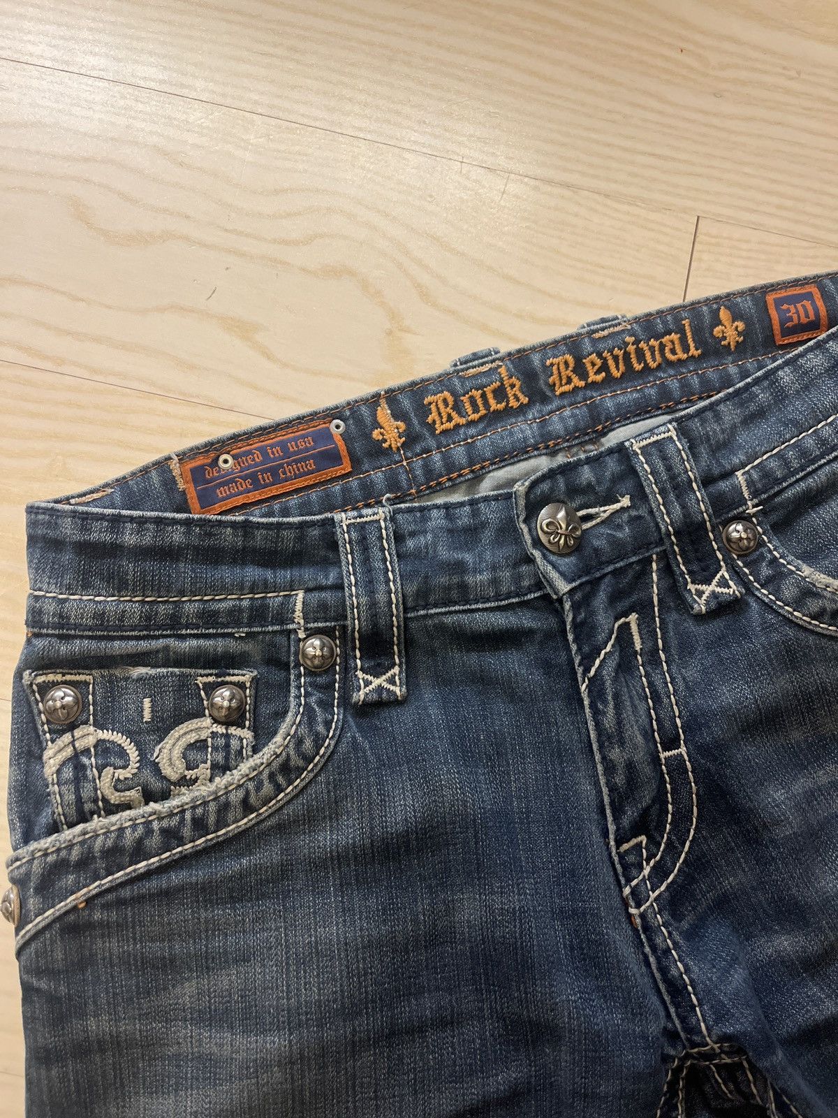 Rock Revival Rock Revivals Jean Size US 27 - 2 Thumbnail