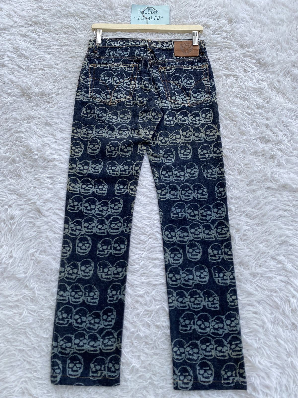 Hysteric Glamour Rare Vintage Hysteric Glamour Skulls All Over Jean/ Denim Size US 29 - 21 Thumbnail