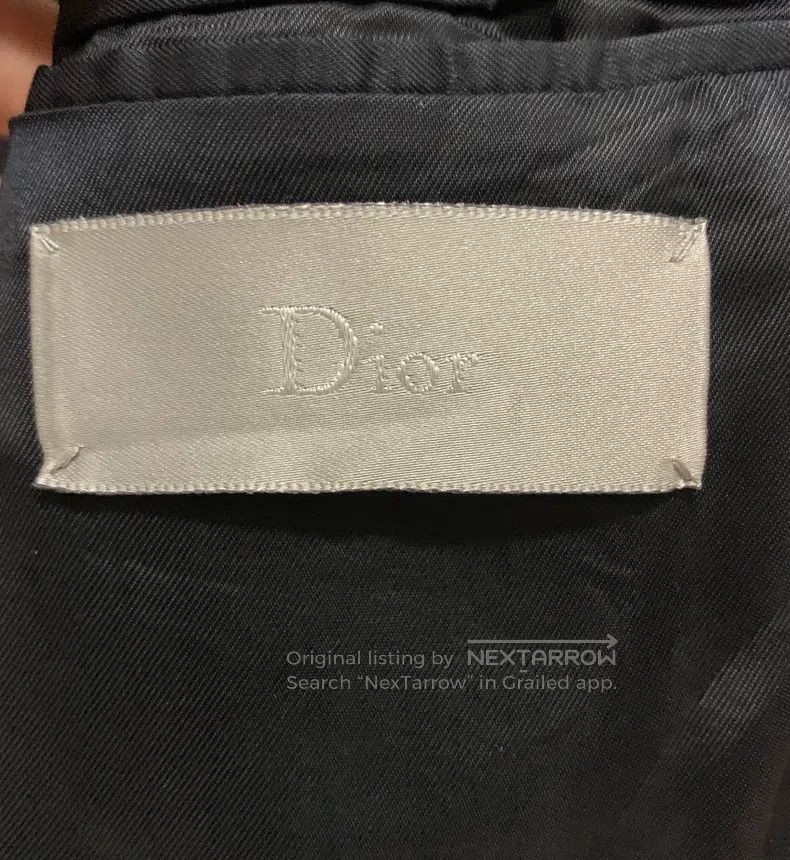Dior Dior Gray Notched Lapel Belt Buckle Suit i Size US M / EU 48-50 / 2 - 4 Thumbnail
