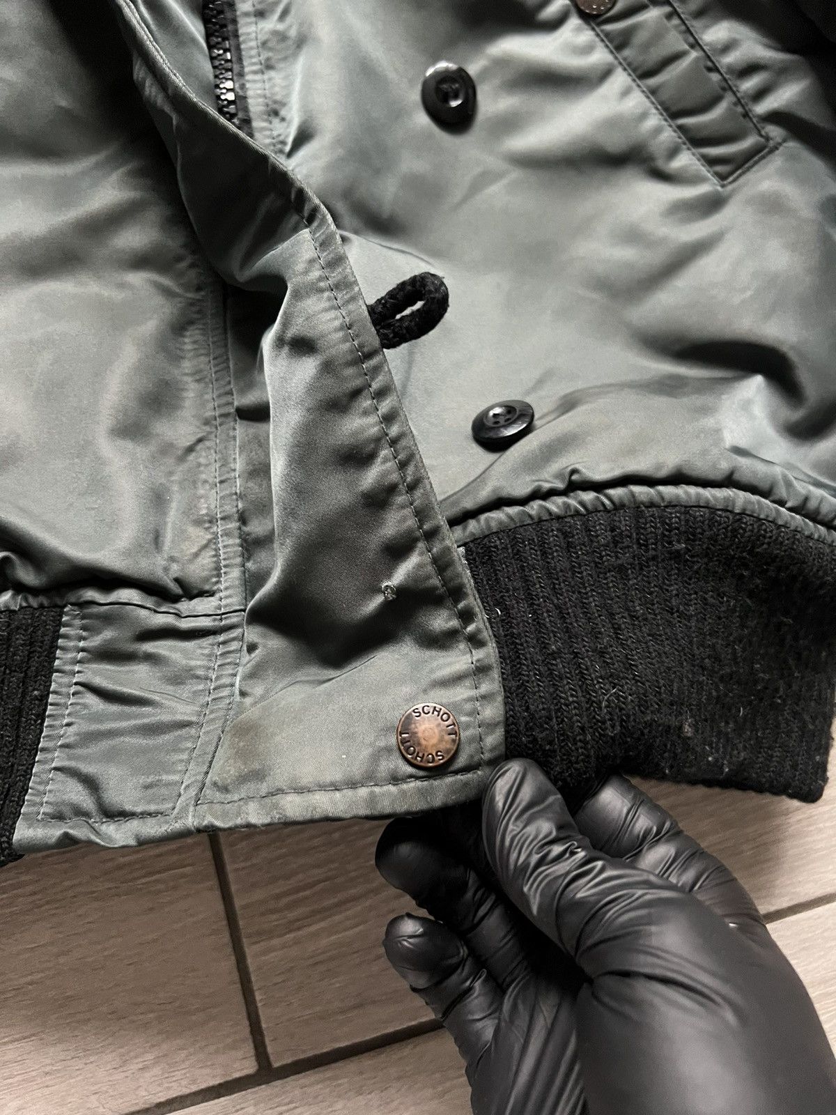 If Six Was Nine Vintage Japanese Scott Cropped Fur LGB Style Bomber Jacket Size US L / EU 52-54 / 3 - 15 Thumbnail