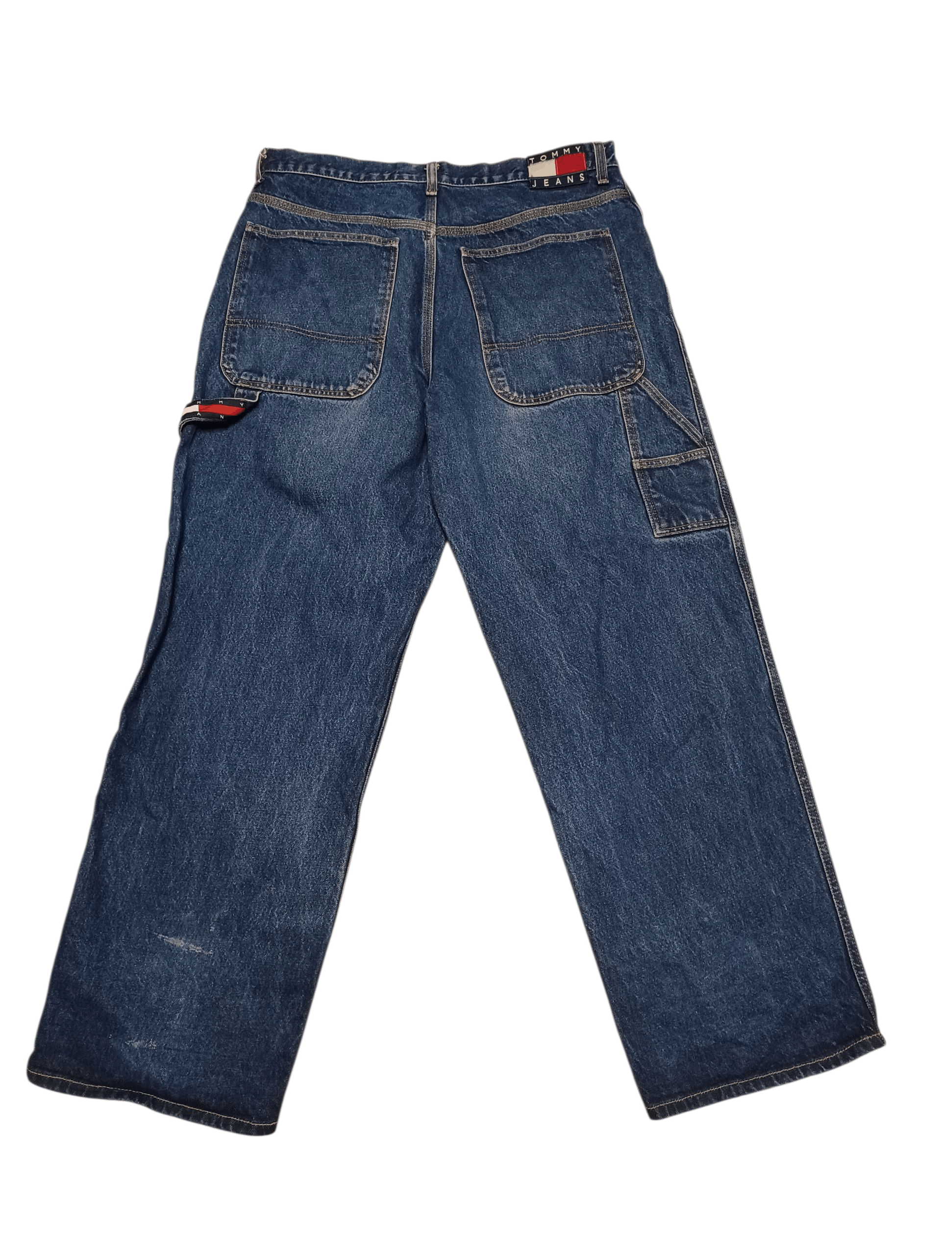 Tommy Hilfiger TOMMY HILFIGER VINTAGE CARPENTER CARGO JEANS DENIM Size US 36 / EU 52 - 1 Thumbnail