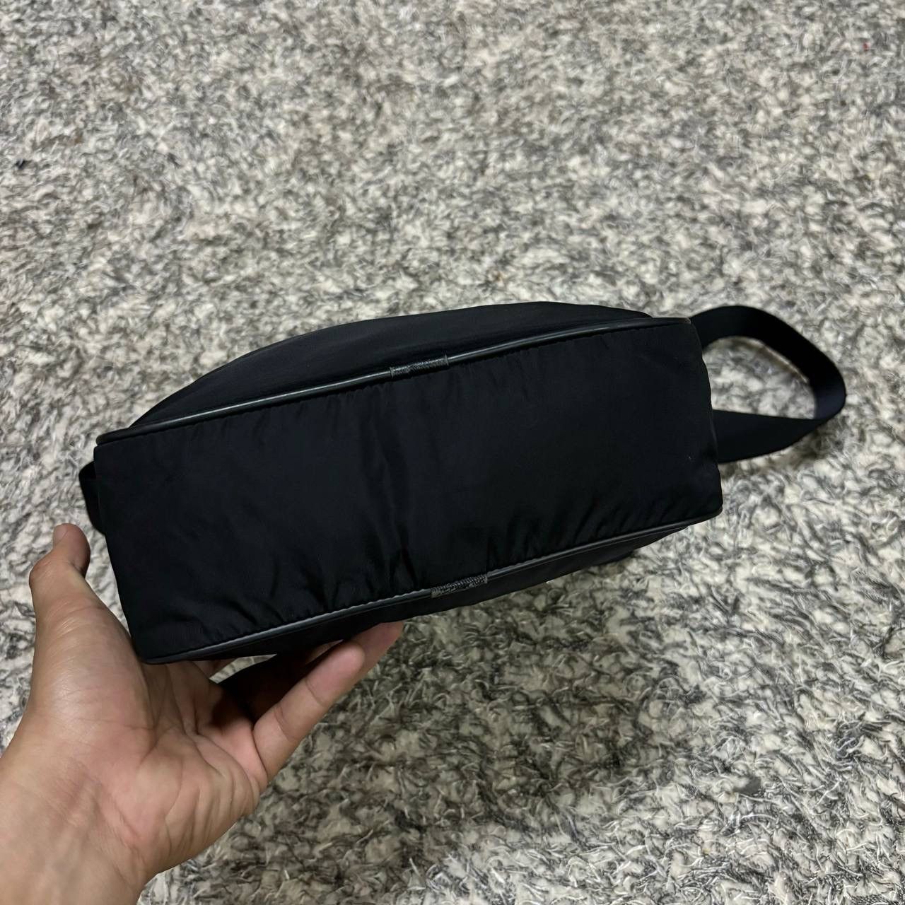 Prada Vintage Prada Vela Nylon Messenger Bag Black V161 Tessuto Size ONE SIZE - 11 Thumbnail