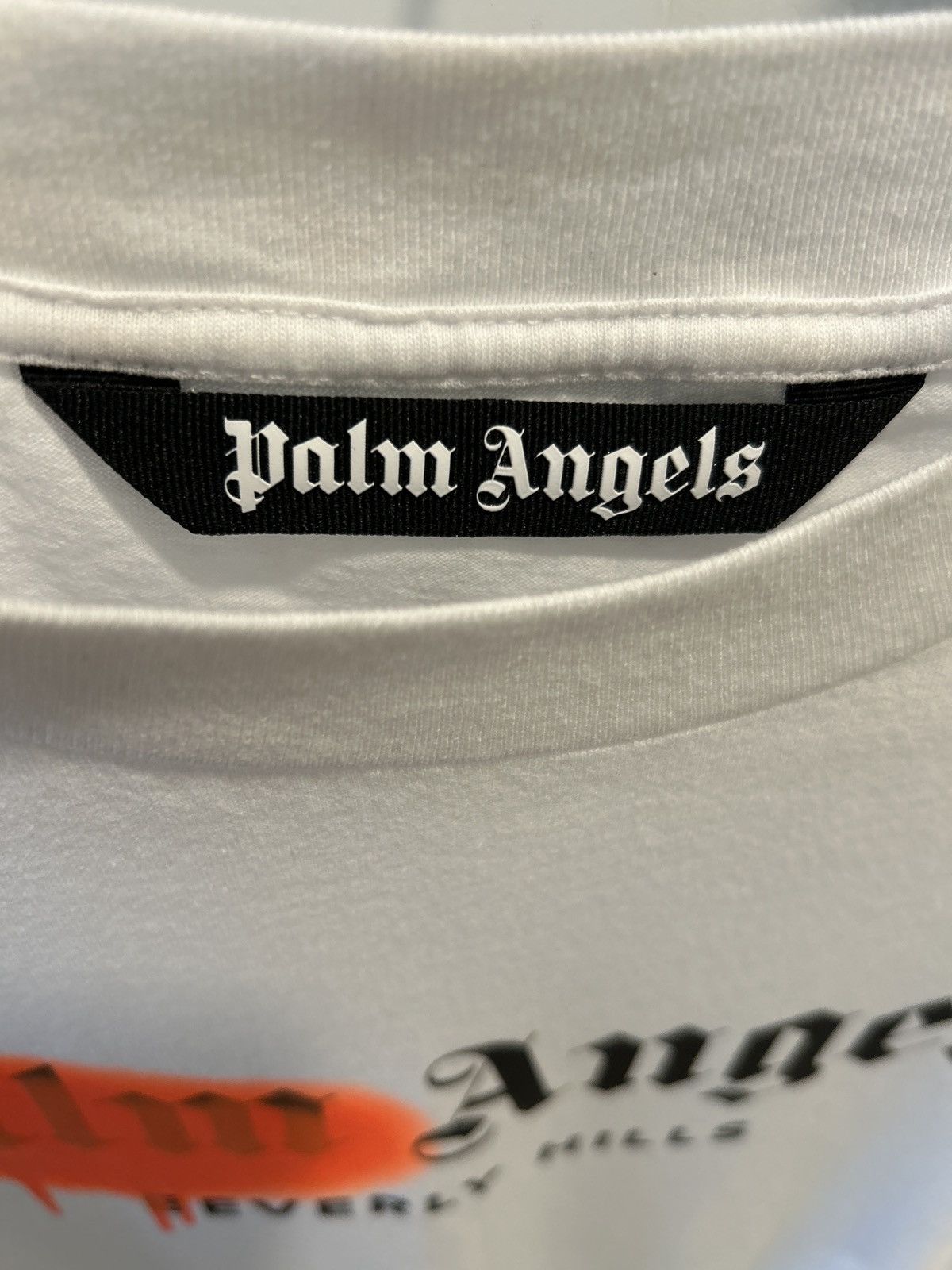 Palm Angels Palm Angels Beverly Hills Orange Spray Tee $285 Size US M / EU 48-50 / 2 - 3 Thumbnail
