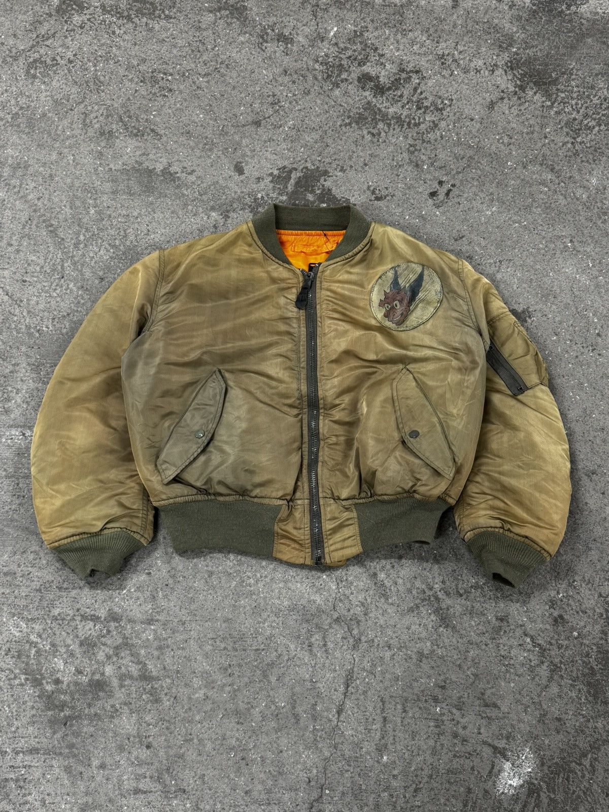 Other Rare evirex saipan japan bomber jacket reversible Size US S / EU 44-46 / 1 - 1 Thumbnail