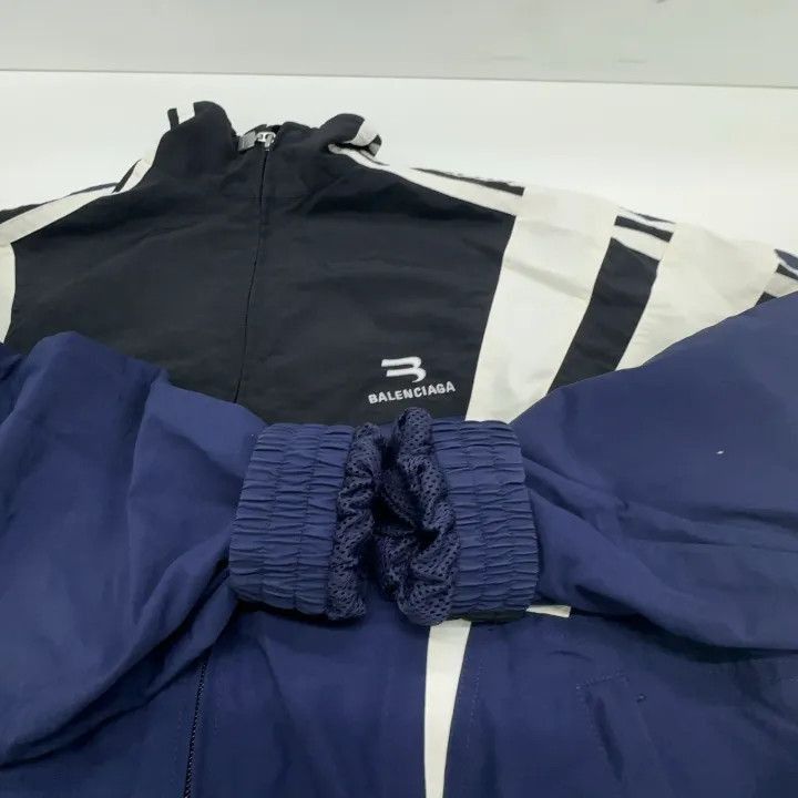 Balenciaga Balenciaga Striped Color Block Sports Jacket 0079-2507 Size US S / EU 44-46 / 1 - 8 Thumbnail