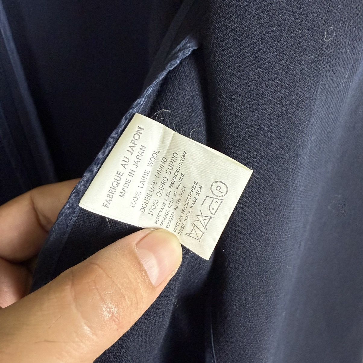 Yohji Yamamoto Yohji Yamamoto Navy Poncho Size US M / EU 48-50 / 2 - 11 Thumbnail