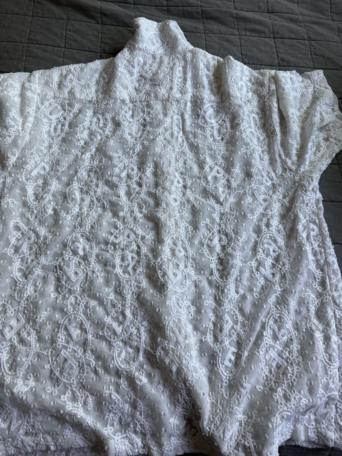Supreme SS22 Supreme Chainstitch Chiffon Shirt Size US S / EU 44-46 / 1 - 6 Thumbnail