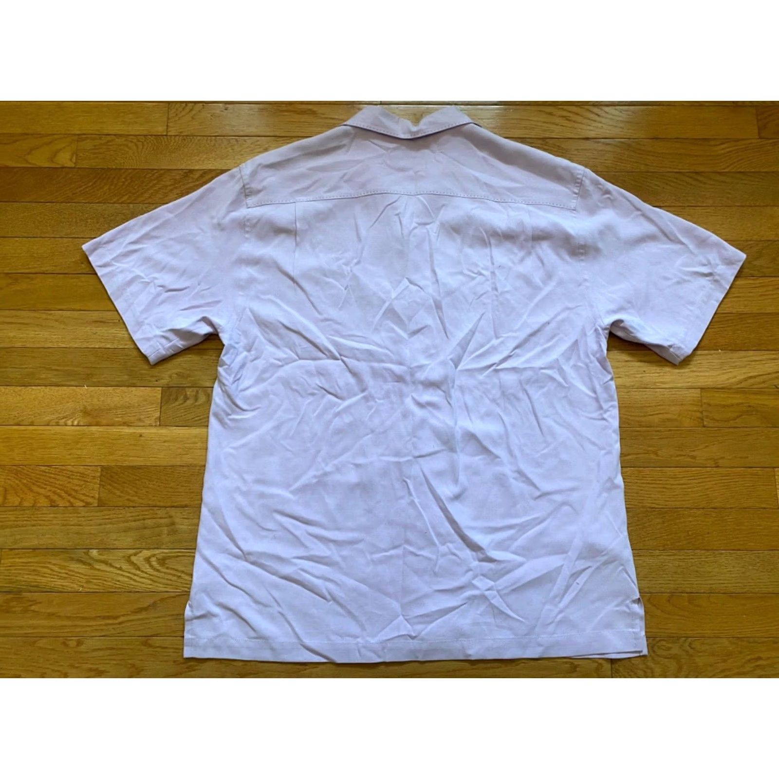 Tommy Bahama Tommy Bahama Shirt Mens L Purple Silk Short Sleeve Button-Up Beach Tropical 60" Chest Regular Vintage No N/A Size US L / EU 52-54 / 3 - 2 Thumbnail