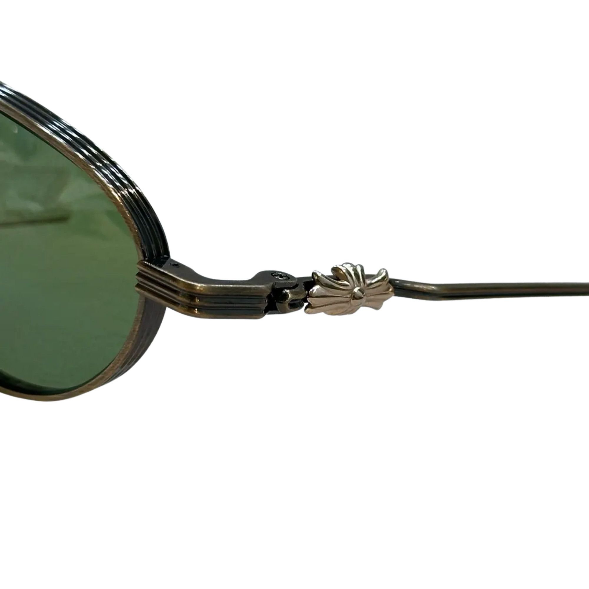Chrome Hearts CHROME HEARTS CLITORIAL Antique Gold Sunglasses Size ONE SIZE - 2 Thumbnail