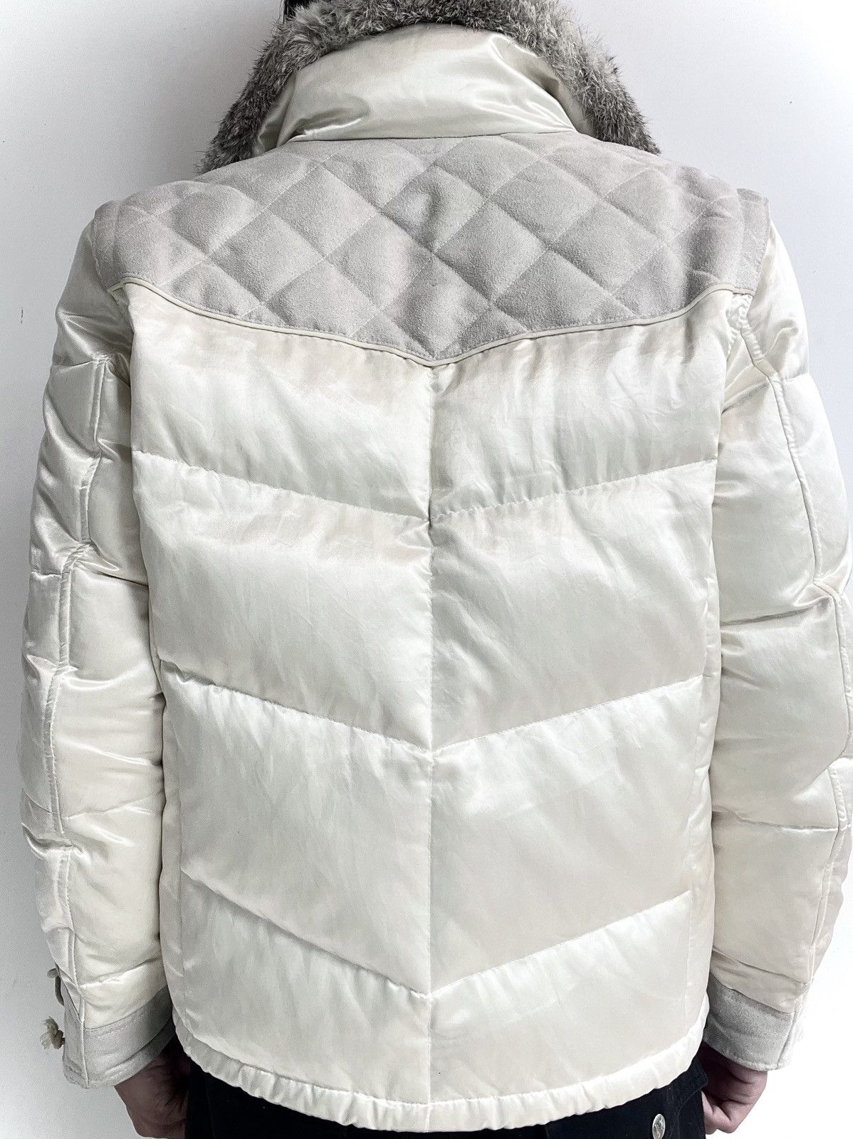 Schlussel 2000s Schlussel Avant-Garde Fur Puffer Jacket Size US L / EU 52-54 / 3 - 6 Thumbnail