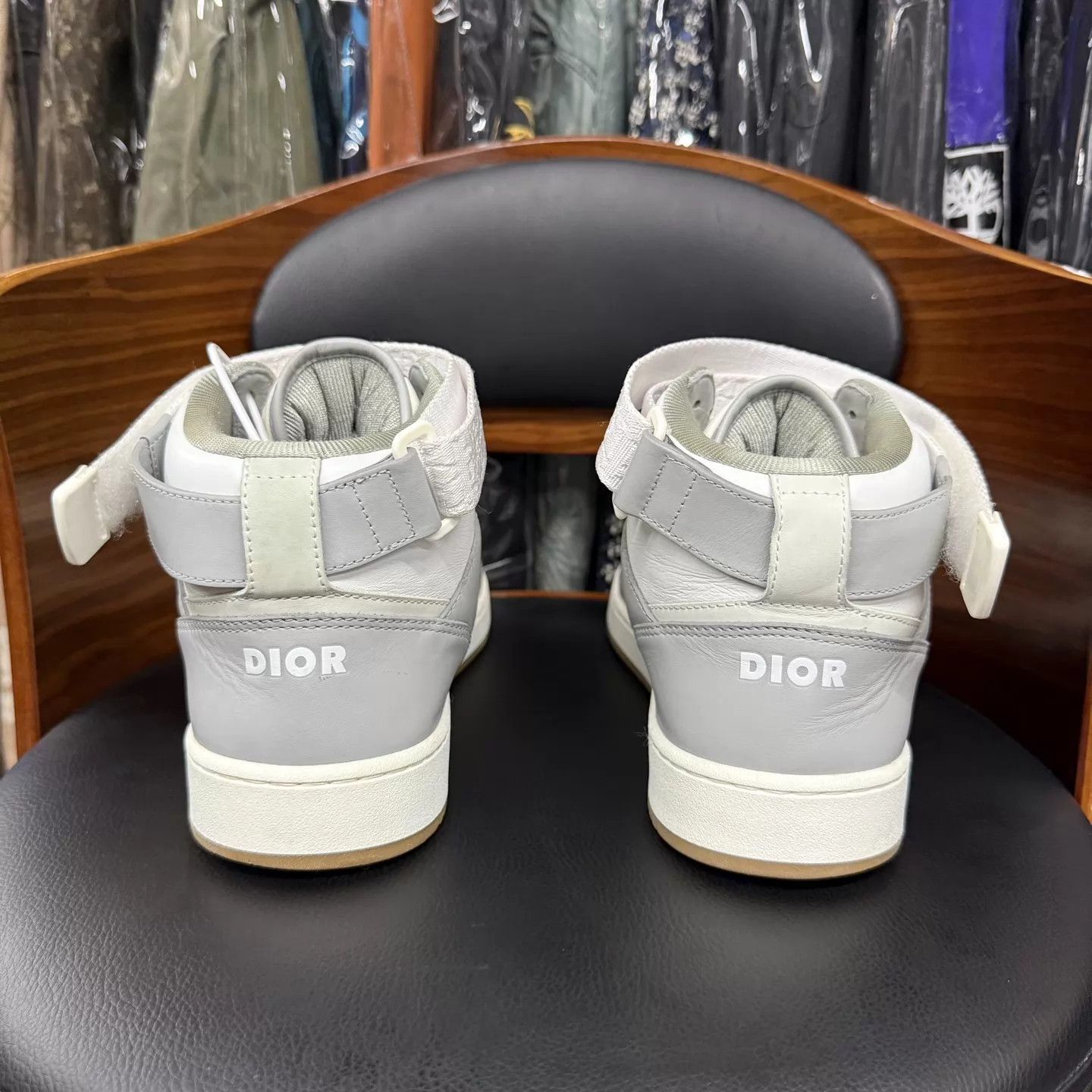Dior Dior B27 Mid Gray/White Oblique Print 43 98 New Size US 10 / EU 43 - 3 Thumbnail
