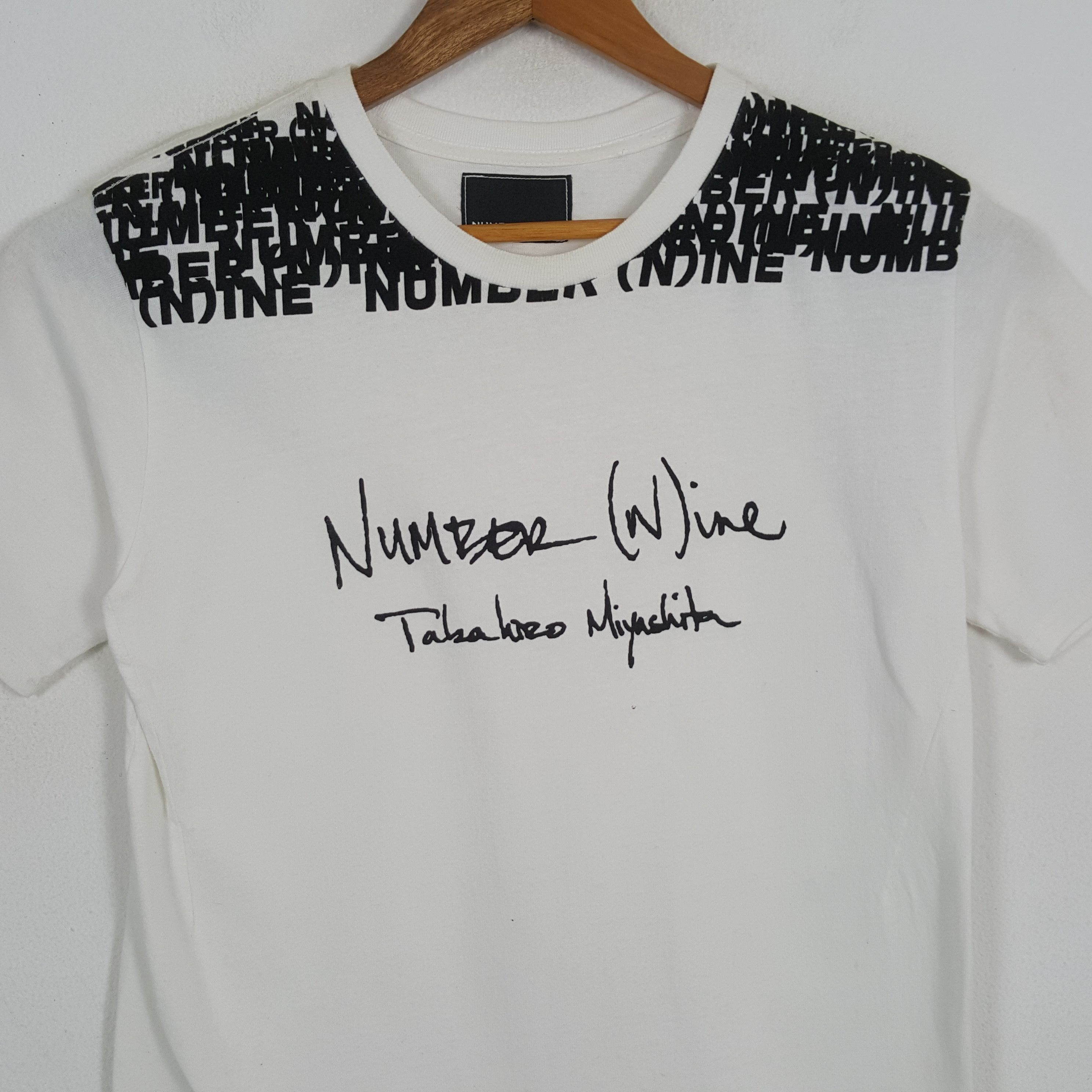Japanese Brand × Number (N)ine × Vintage Vintage NUMBER (N)INE Japanese Fashion Brand T-Shirts Size US M / EU 48-50 / 2 - 2 Thumbnail