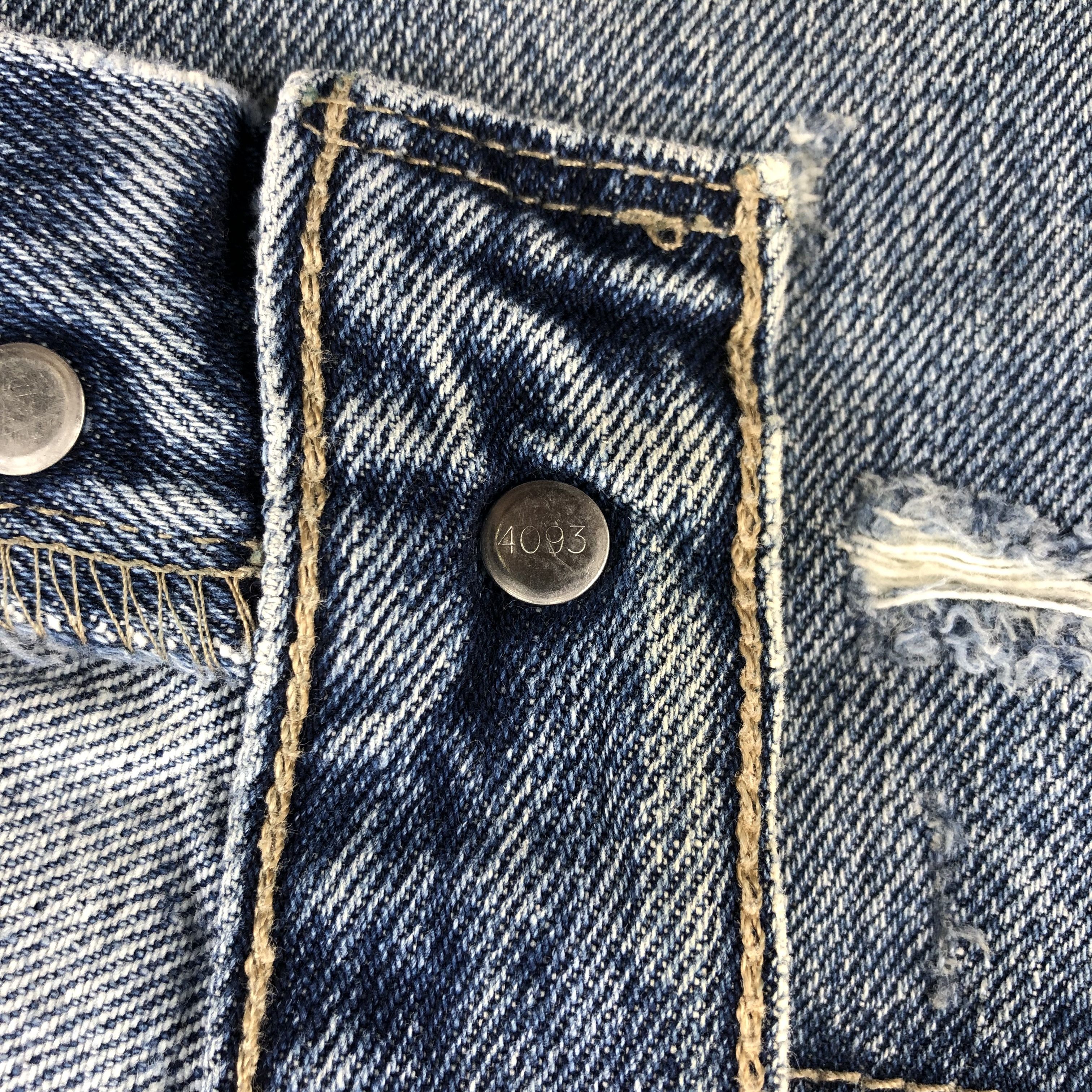 Levi's Vintage Levi's 501 Jeans Distressed Denim KJ503 Size US 30 / EU 46 - 8 Thumbnail