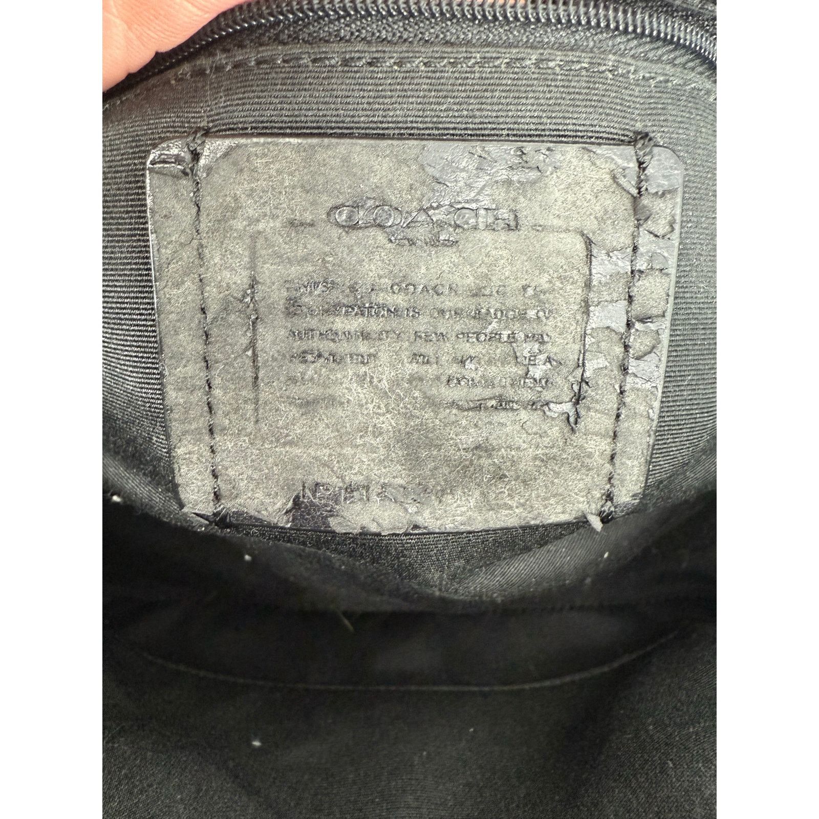 Coach Coach Mini Sierra Satchel F13310 Black Multi Edgepaint Size ONE SIZE - 2 Thumbnail