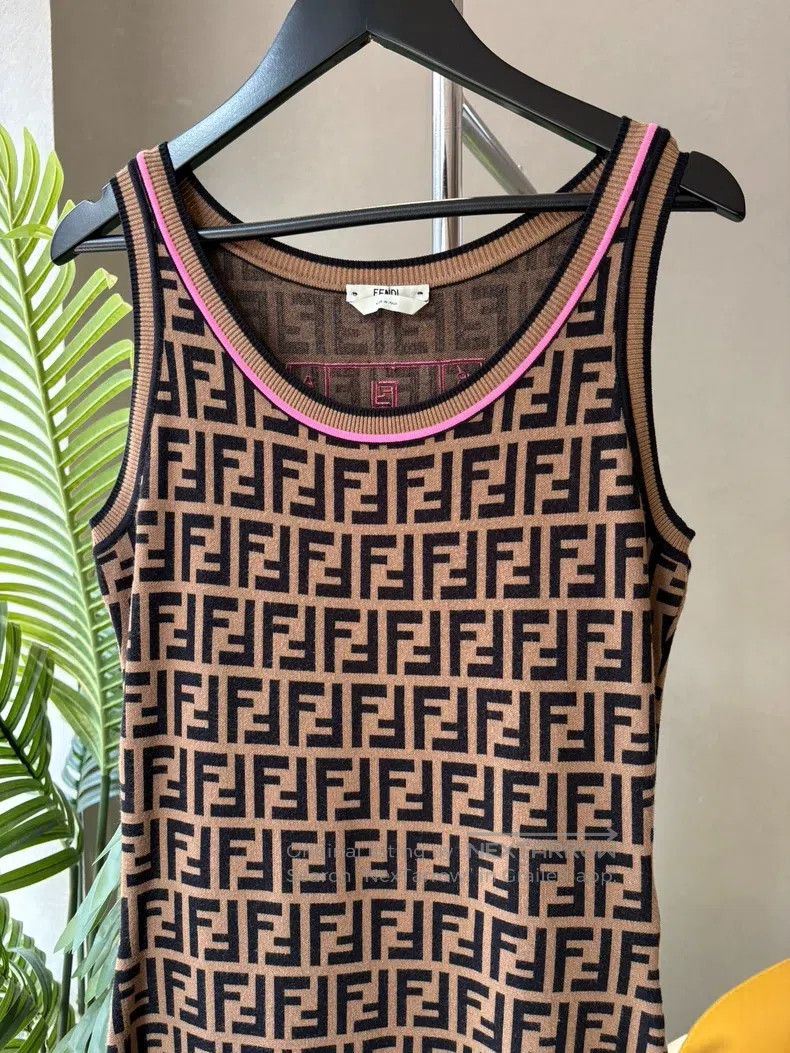 Other Fendi Monogrammed Dress Size XS / US 0-2 / IT 36-38 - 4 Thumbnail
