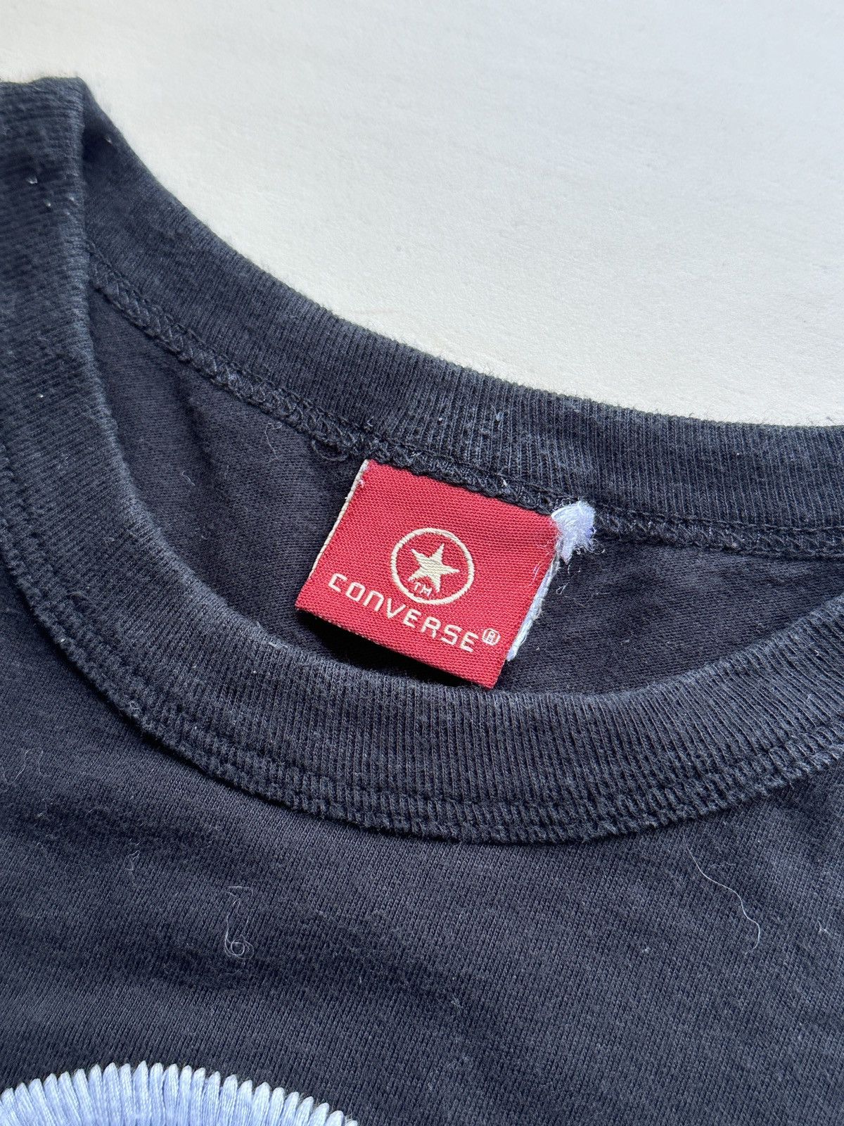 Converse × Vintage Converse 90’s Baby Tee Embroided T-Shirt y2k Size XS / US 0-2 / IT 36-38 - 8 Thumbnail