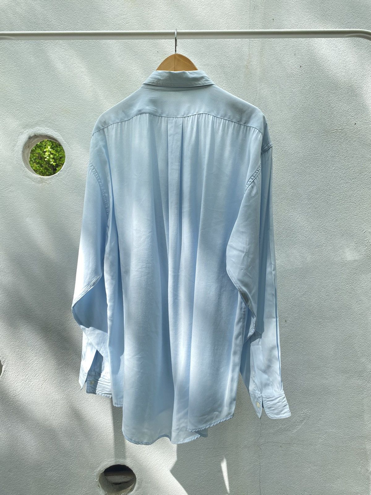 Emporio Armani Emporio Armani Light Blue Long-Sleeve Shirt Size US XS / EU 42 / 0 - 2 Thumbnail