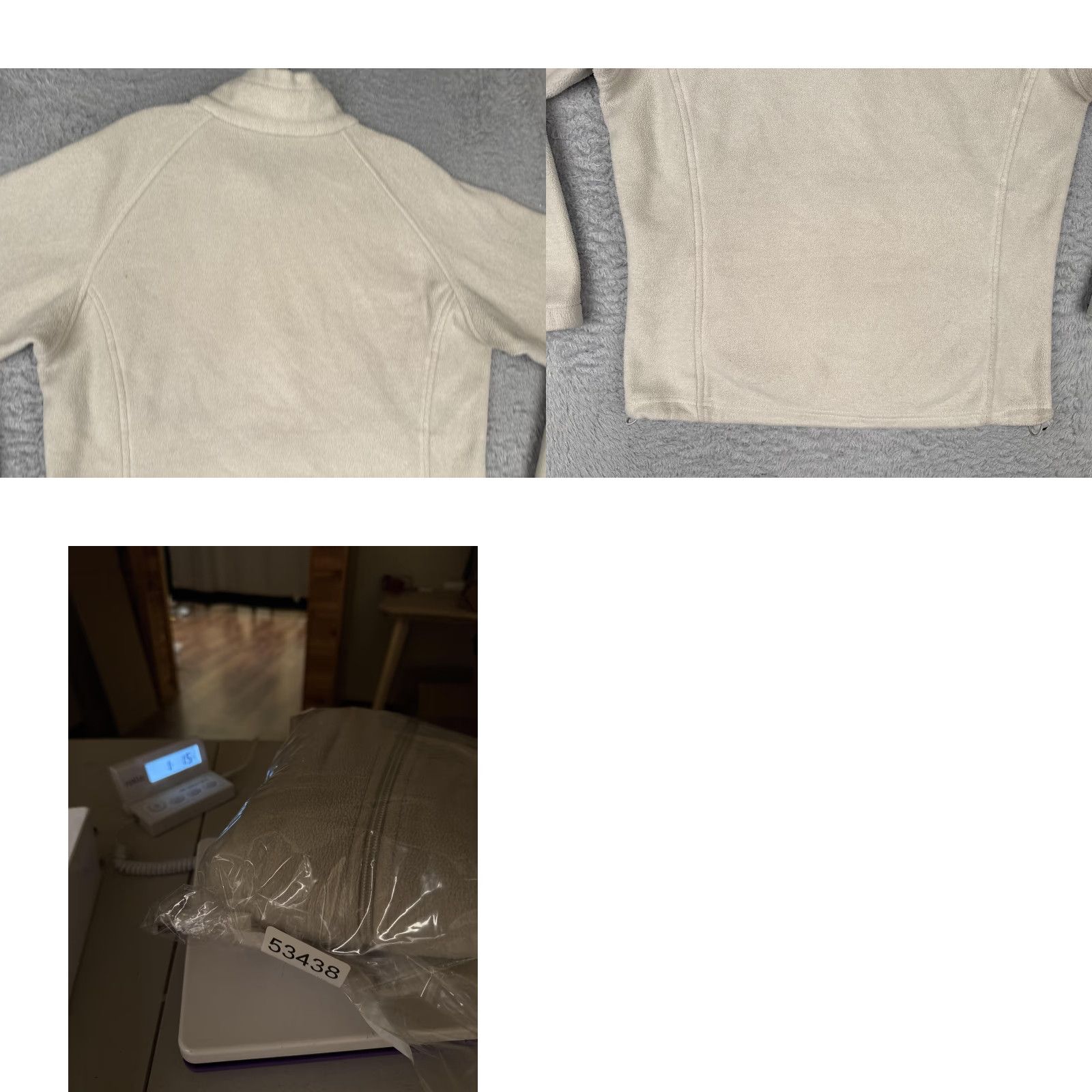 Vintage Columbia Womens Jacket Fleece Full Zip Outdoor Winter All Seasons White Long Sleeve Zip Pockets Regular Logo Mock Neck Historical Outdoor Theme 90s? Size L / US 10 / IT 46 - 10 Thumbnail