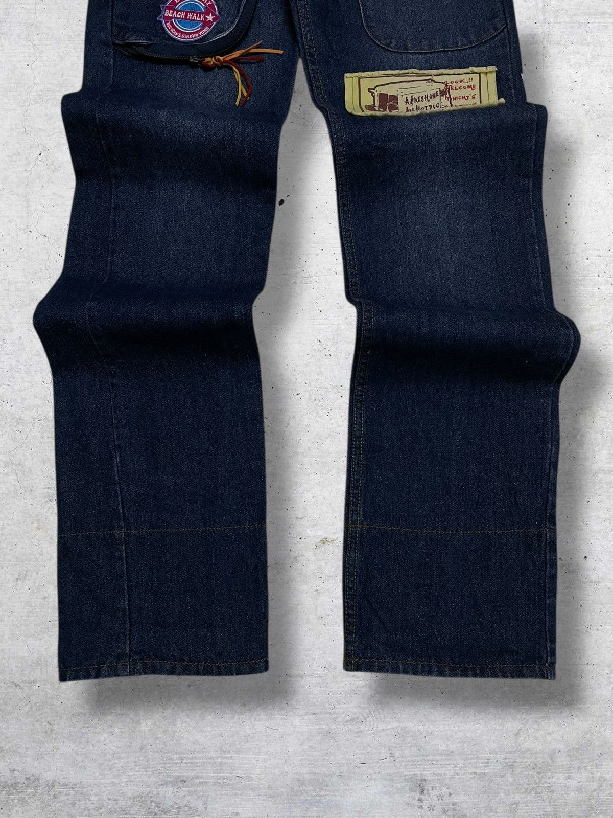Hysteric Glamour VINTAGE SUNNY SMITH CRAFTED 90S JAPAN DESIGNER ARCHIVE DENIM Size US 32 / EU 48 - 3 Thumbnail