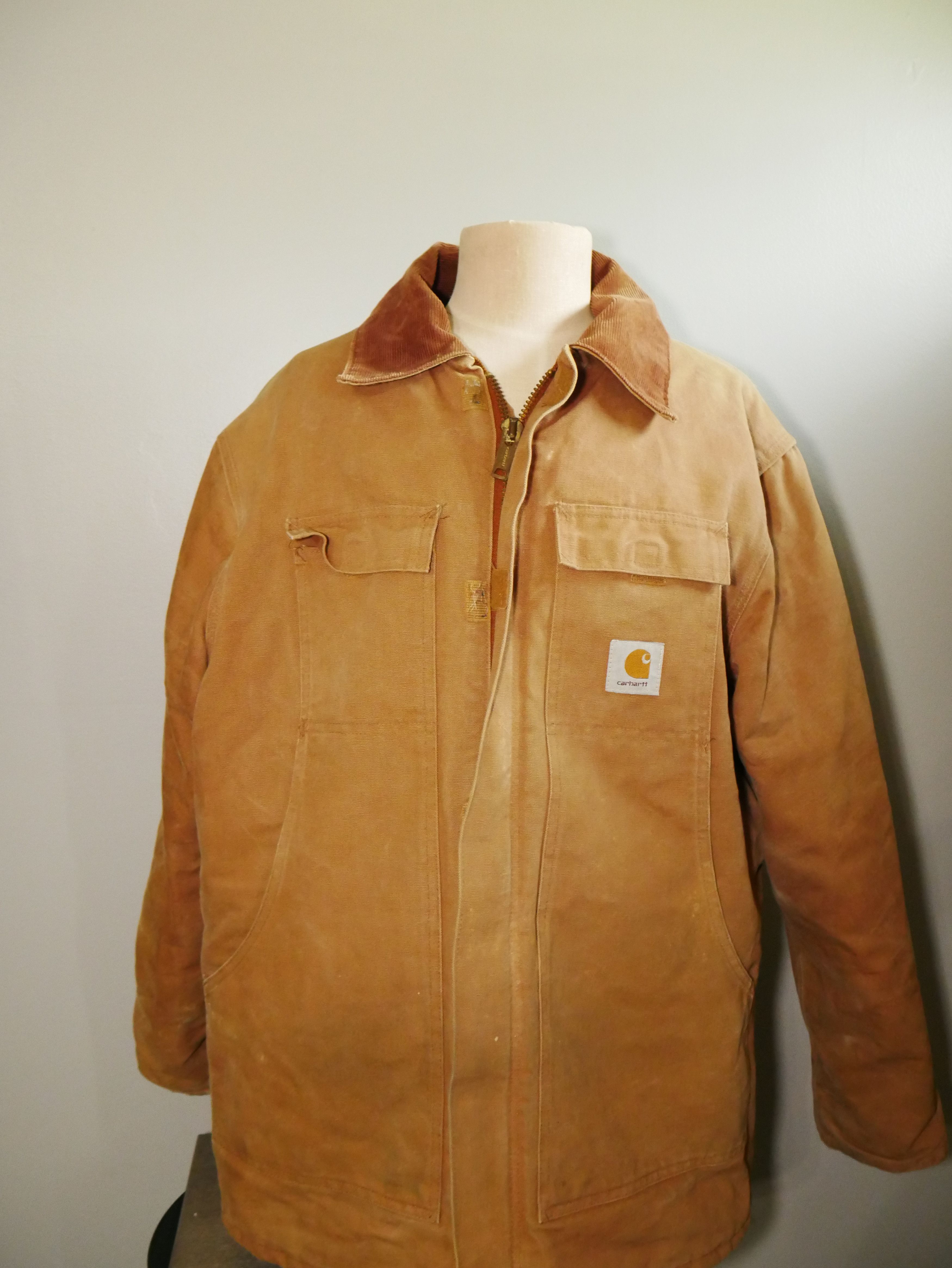 Carhartt Carhartt C03 BRN Duck Tan Quilt-Lined Jacket Size 48 R Size US M / EU 48-50 / 2 - 1 Thumbnail