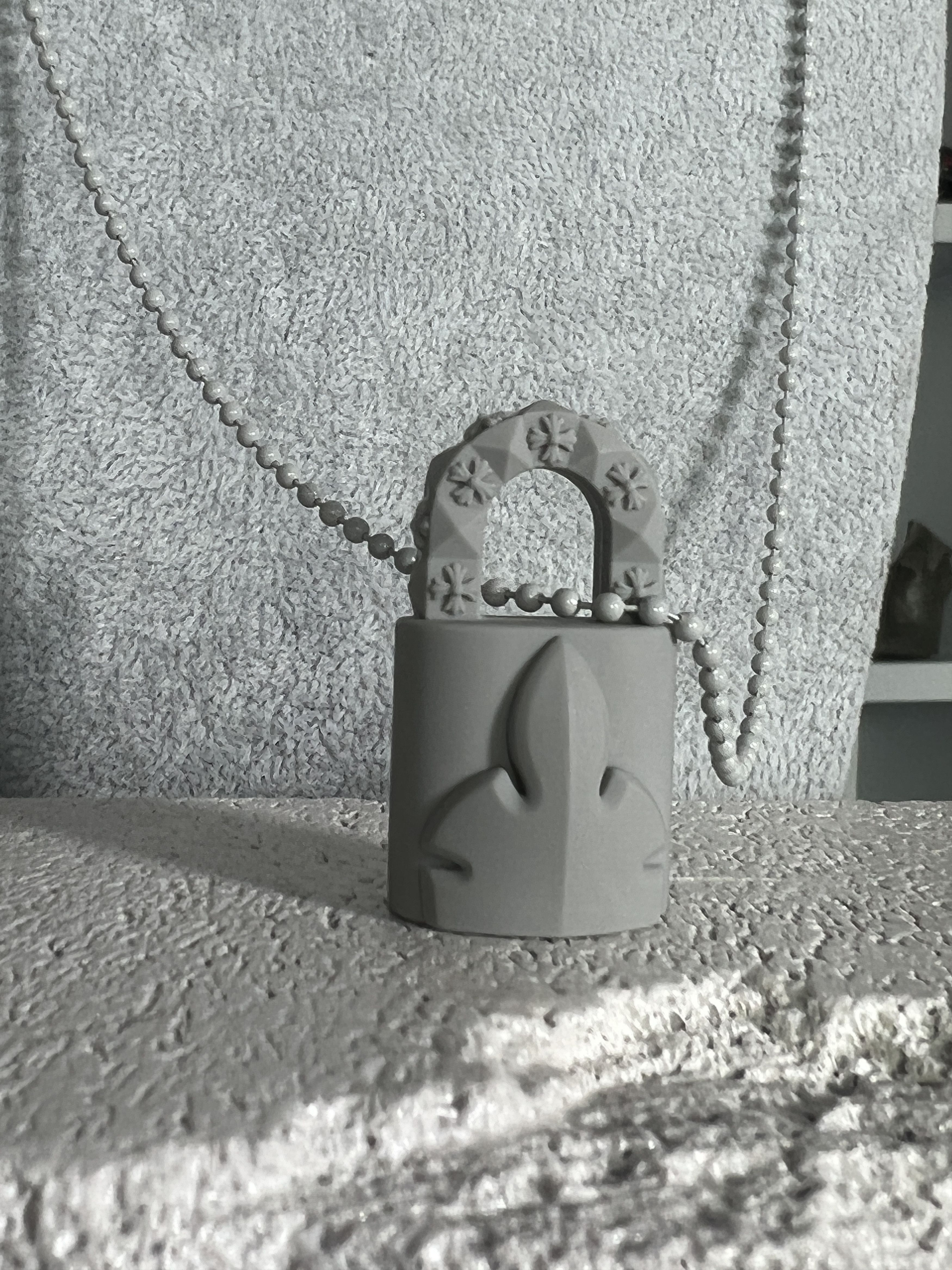 Chrome Hearts Chrome Hearts Gray Padlock Pendant Necklace 2023 Size ONE SIZE - 3 Thumbnail