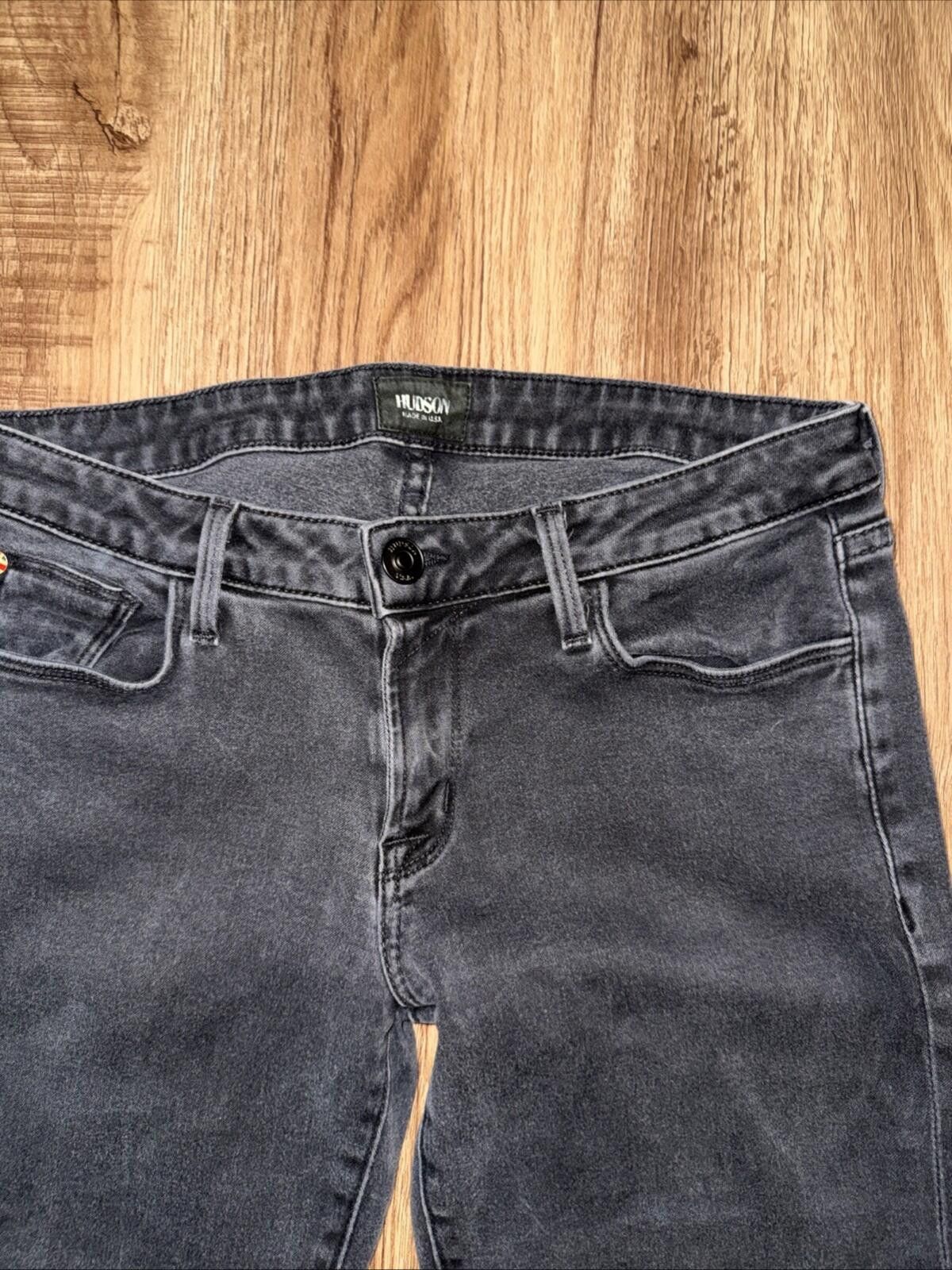 Hudson Hudson Woods Flare Jeans Size 28 Stretch Low Rise Size 28" / US 6 / IT 42 - 3 Thumbnail