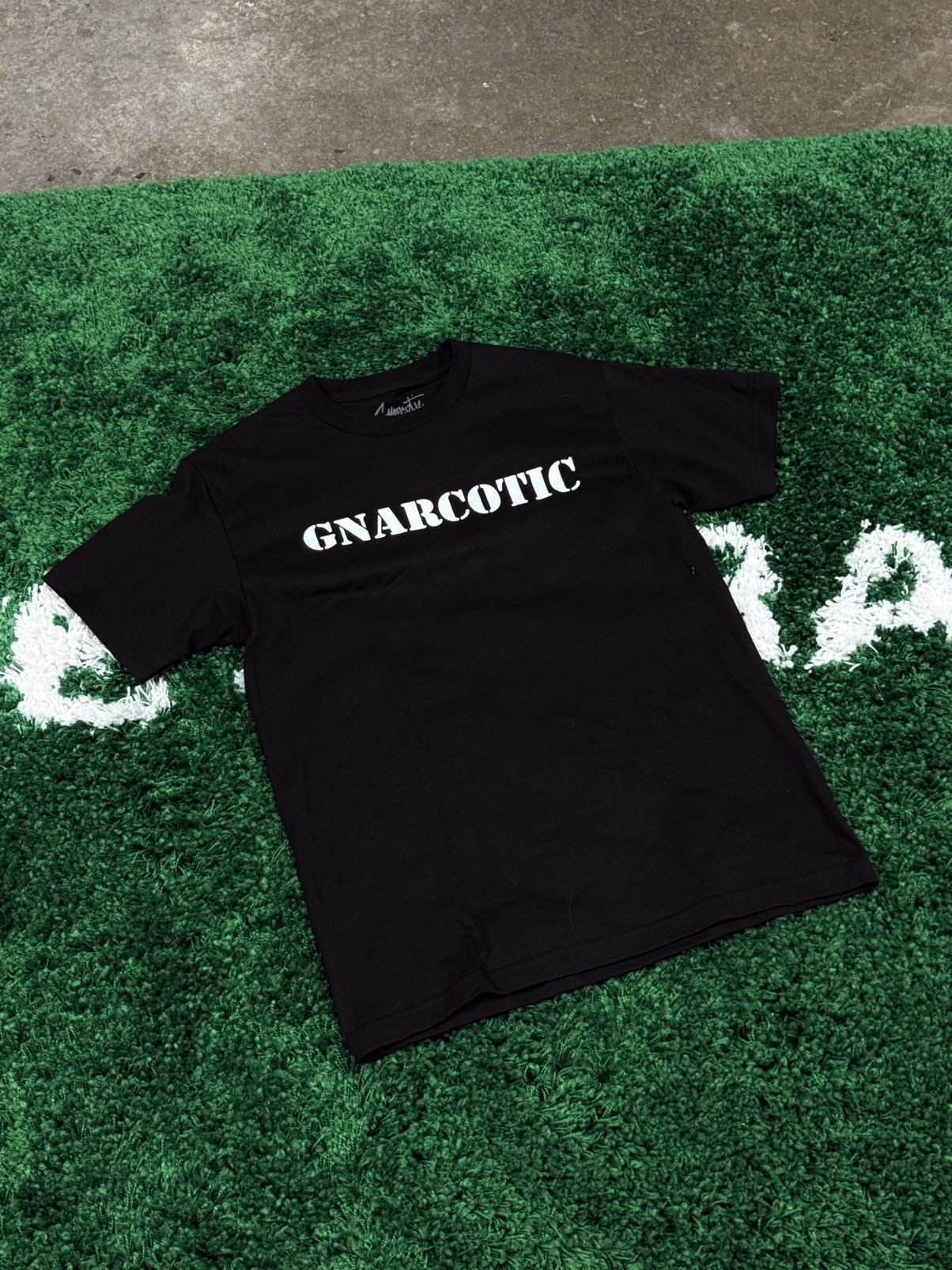 Gnarcotic Gnarcotic Gang Block Font Logo Tee Black Medium FTP Gnar Size US M / EU 48-50 / 2 - 2 Thumbnail