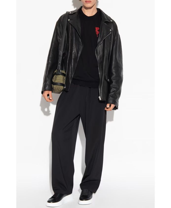 Alexander McQueen o1y1024 Sweater in Black Size US XL / EU 56 / 4 - 2 Thumbnail