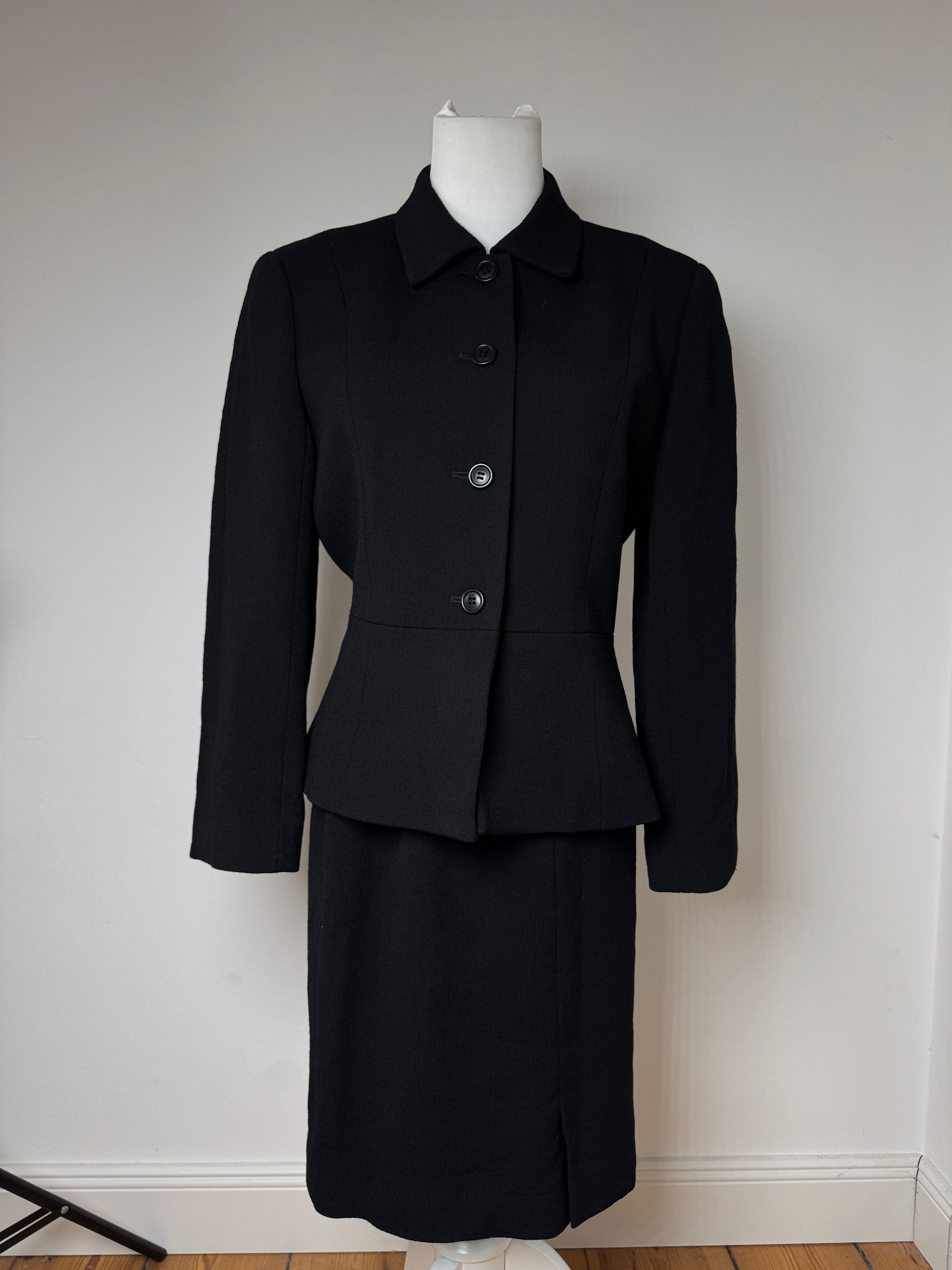 Balenciaga Vintage Paris Twin Set Black 38/M Size 27" / US 4 / IT 40 - 1 Thumbnail