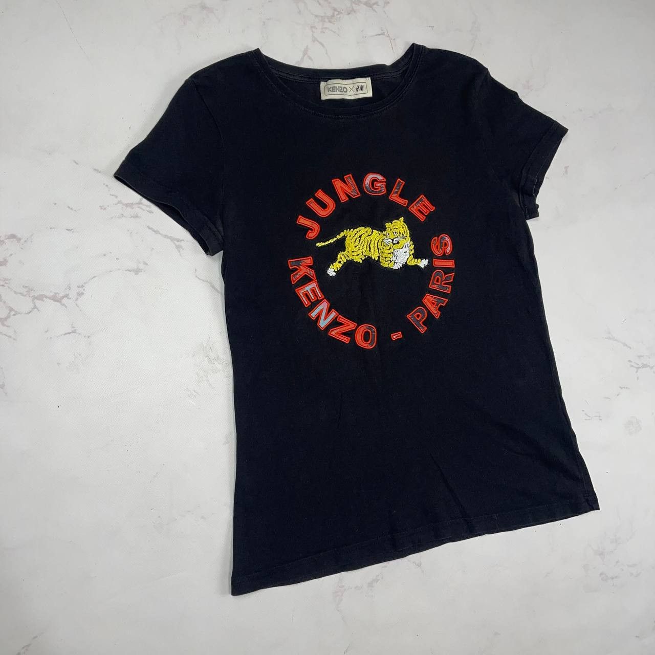 Kenzo Kenzo H&M Tiger Jungle Paris T-Shirt Embroidered Short Sleev Size S / US 4 / IT 40 - 2 Thumbnail