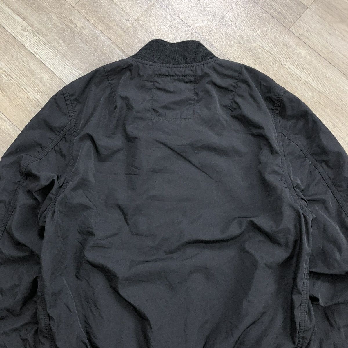 Alpha Industries Vintage Alpha Industries MA-1 Military Black Bomber Jacket Size US S / EU 44-46 / 1 - 12 Thumbnail