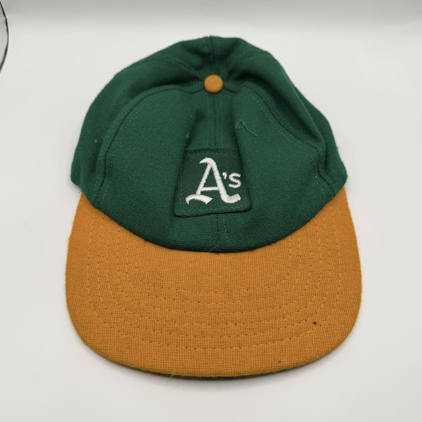 MLB MLB Hat Green 1960 Vintage Oakland Athletics Fitted Size ONE SIZE - 1 Thumbnail