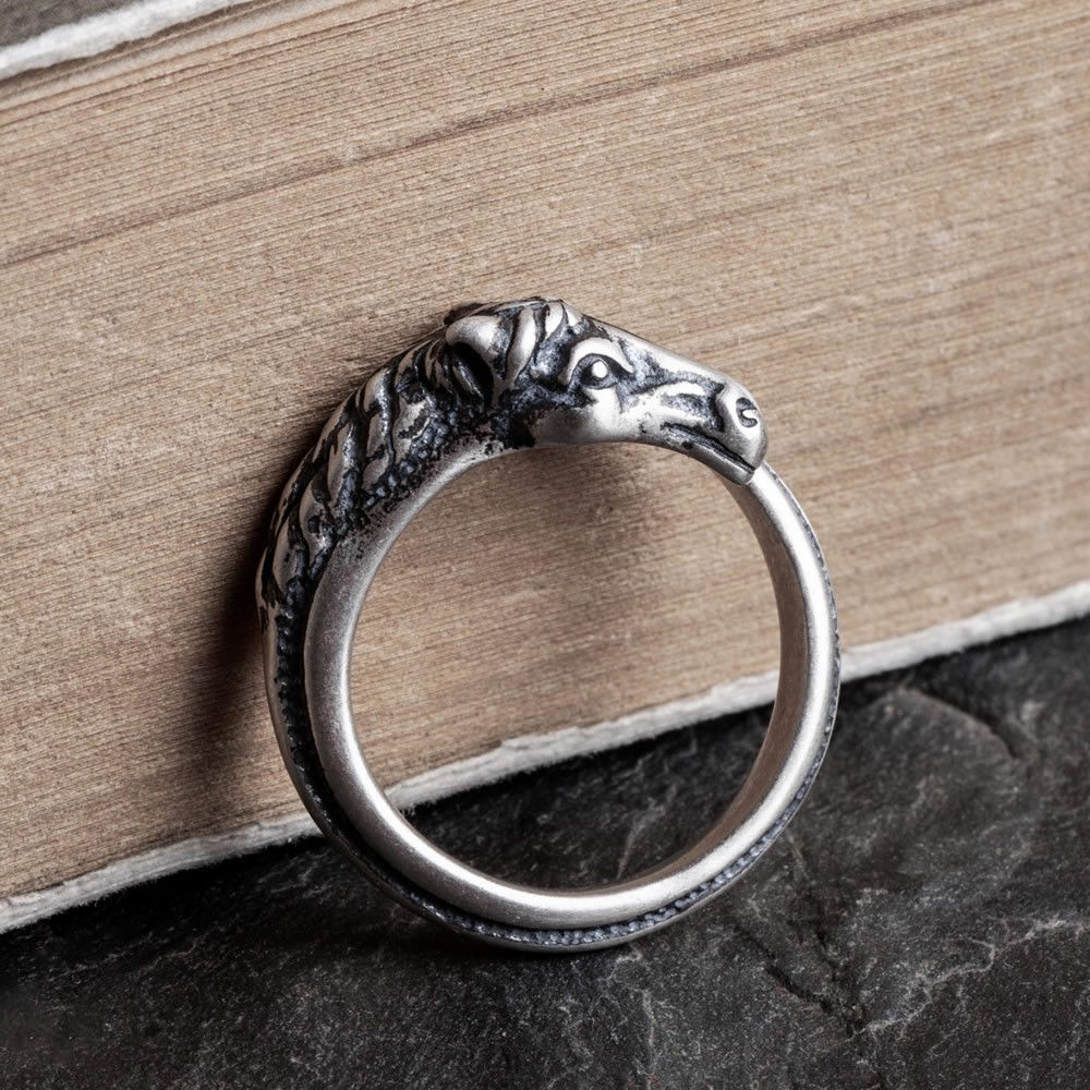 Jewelry Horse Crazy Jewelry Rings Open Size Chrome Ring (Size 7-13) Size ONE SIZE - 1 Thumbnail