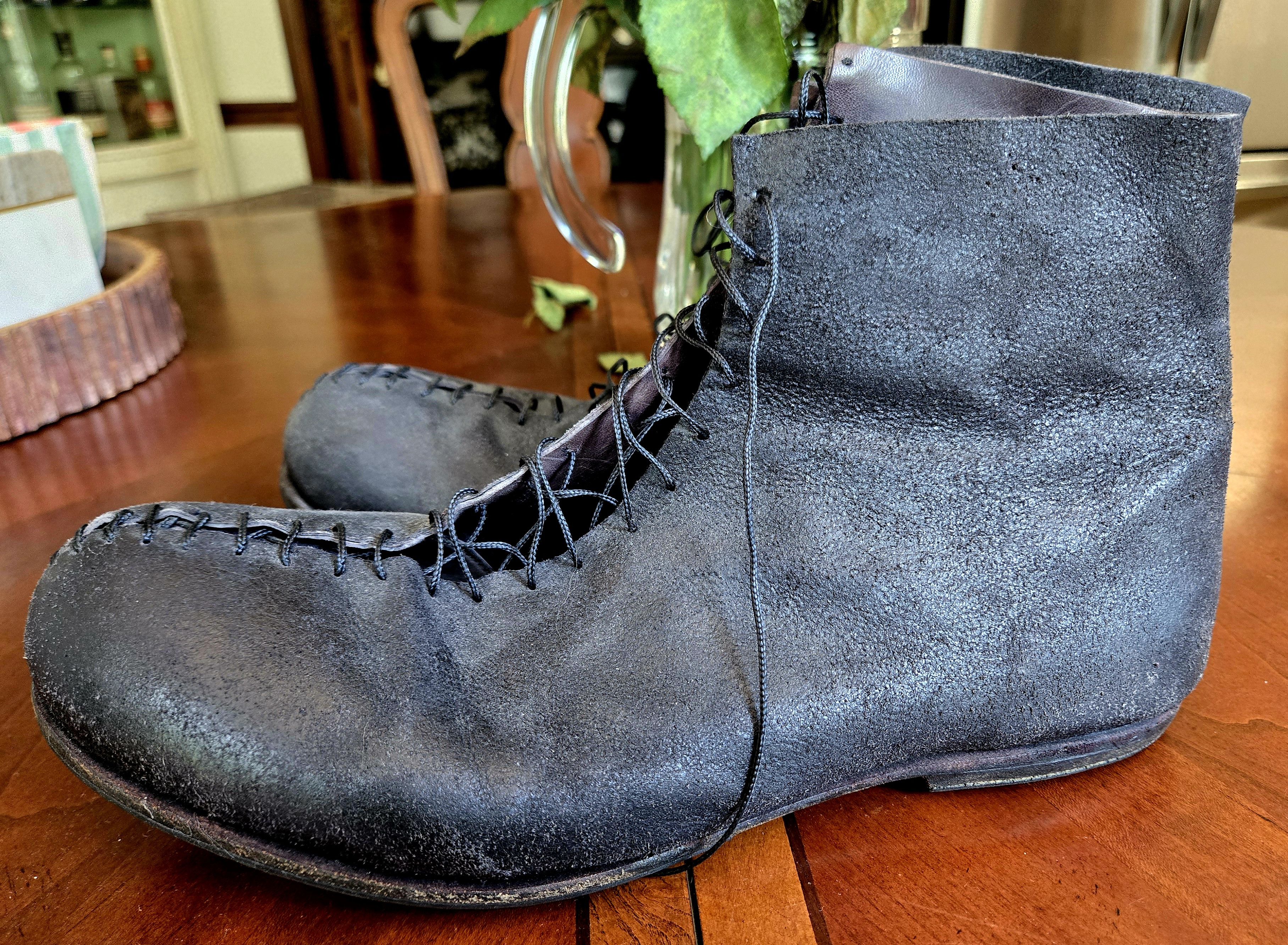 Carpe Diem Carpe Diem Reverse Horse Leather Suture Boots Size US 11 / EU 44 - 5 Thumbnail