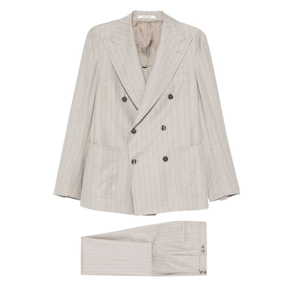 Tagliatore Tagliatore GREY Suits - Double Breasted Suits Size US L / EU 52-54 / 3 - 1 Thumbnail