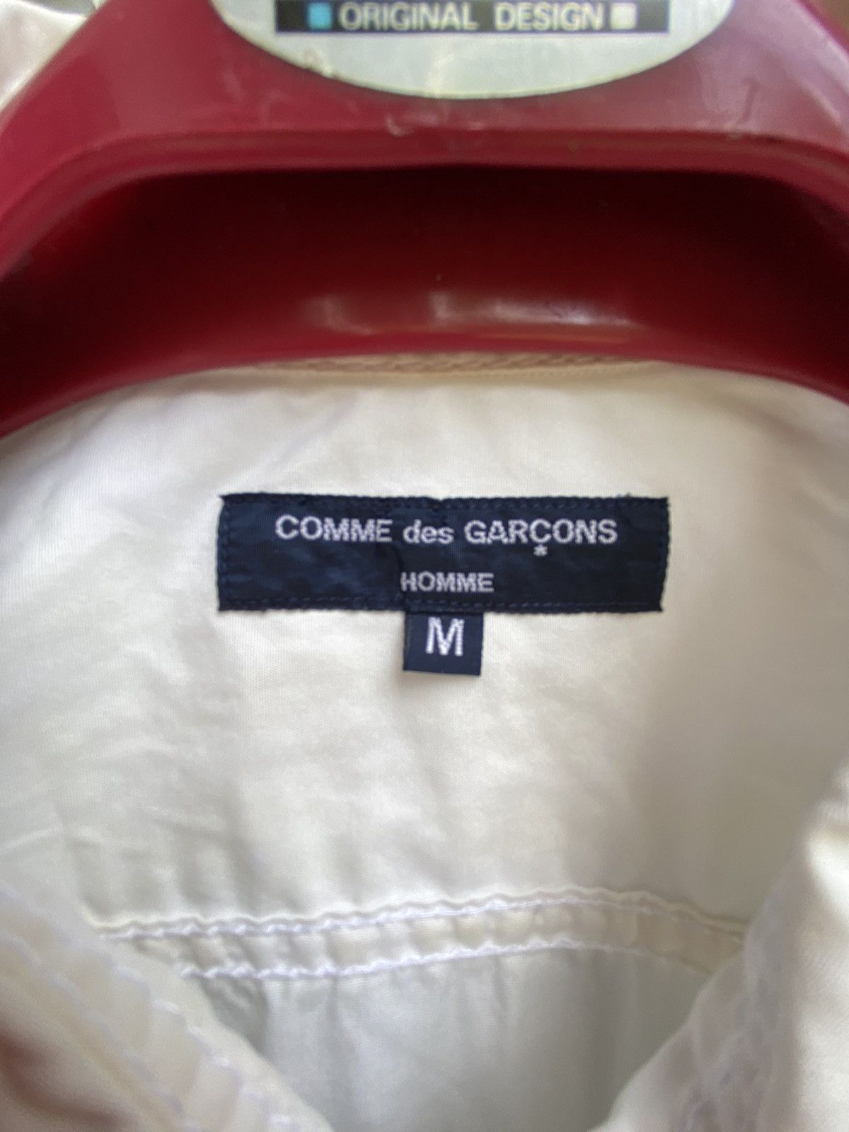 Comme des Garcons × Comme des Garcons Homme Plus × Rei Kawakubo Comme Des Garcon AD 2010 Plain White Long Sleeve Size US M / EU 48-50 / 2 - 7 Thumbnail