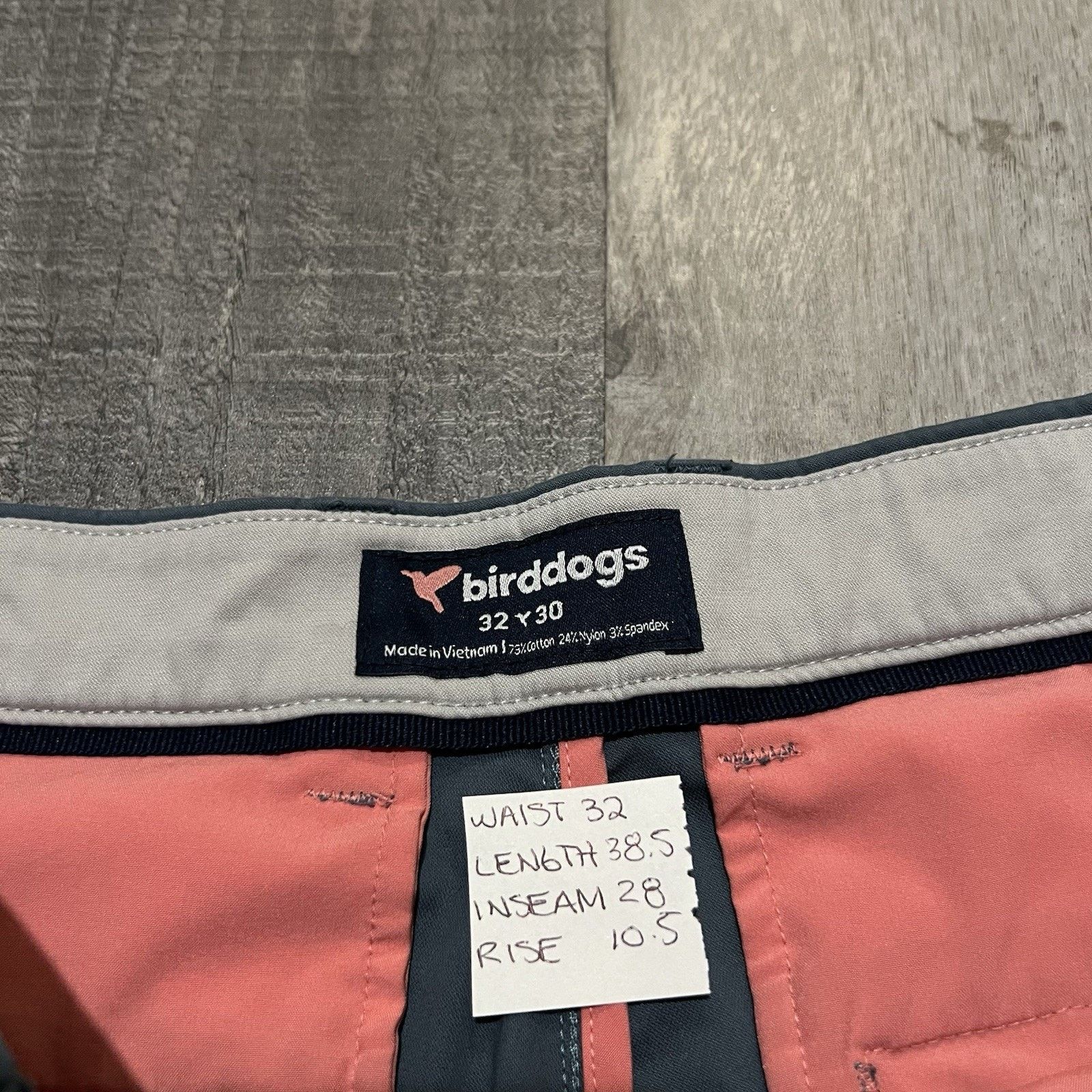 Birddogs BIRDDOGS Slim Fit Chinos Built-In Liner Golf-to-Street 32 Size US 32 / EU 48 - 5 Thumbnail