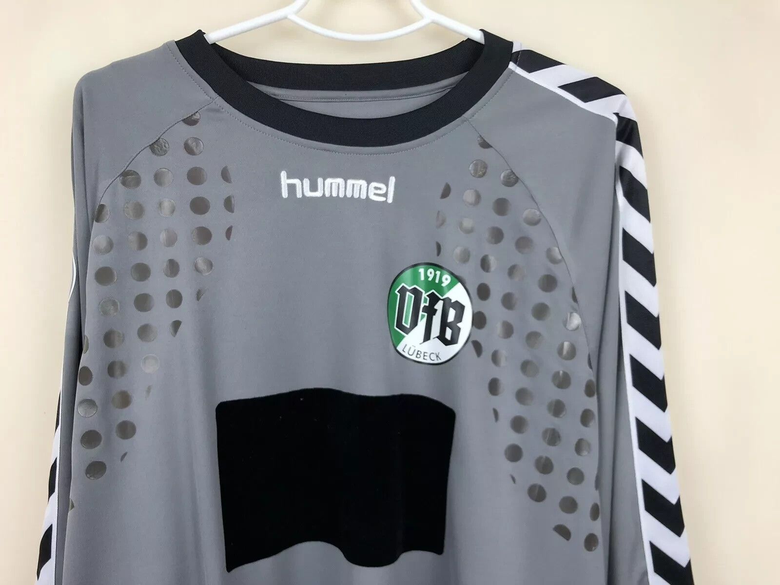 Hummel VFB LUBECK GOALKEEPER SHIRT 2008 2009 HOLLERIETH MATCH WORN Size US XXL / EU 58 / 5 - 3 Thumbnail