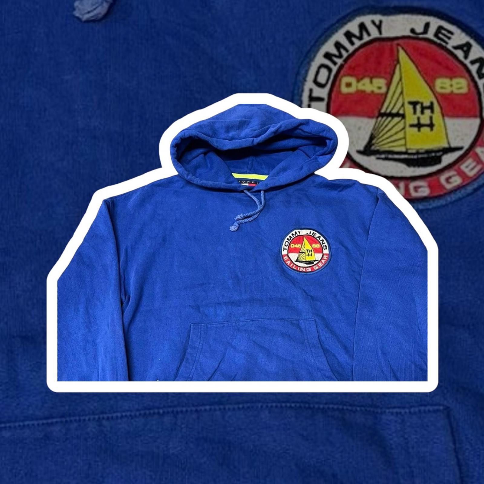 Tommy Jeans Tommy Jeans Sailing Gear Hoodie - Blue Size US S / EU 44-46 / 1 - 1 Thumbnail