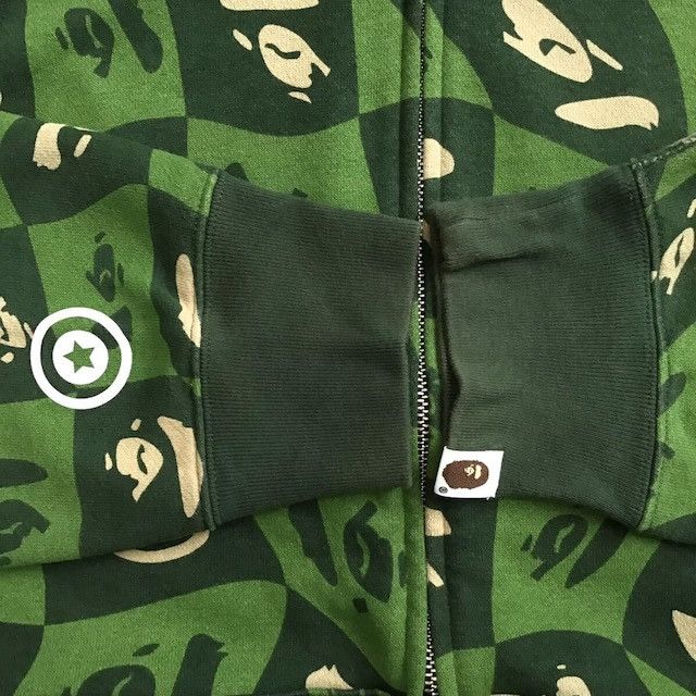 Bape BAPE FACE logo shark full zip hoodie a bathing ape Size US XXL / EU 58 / 5 - 6 Thumbnail