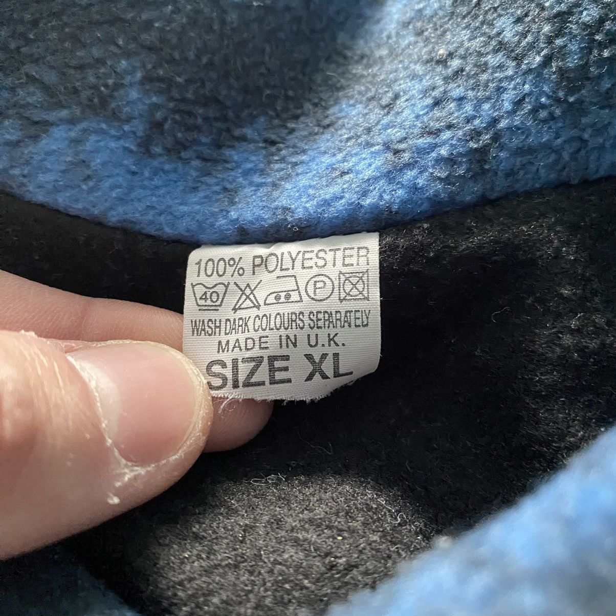 The Mountain × Vintage Rare Vintage Wolf Zip Fleece All Over Overprint 90s 80s Size US XL / EU 56 / 4 - 5 Thumbnail