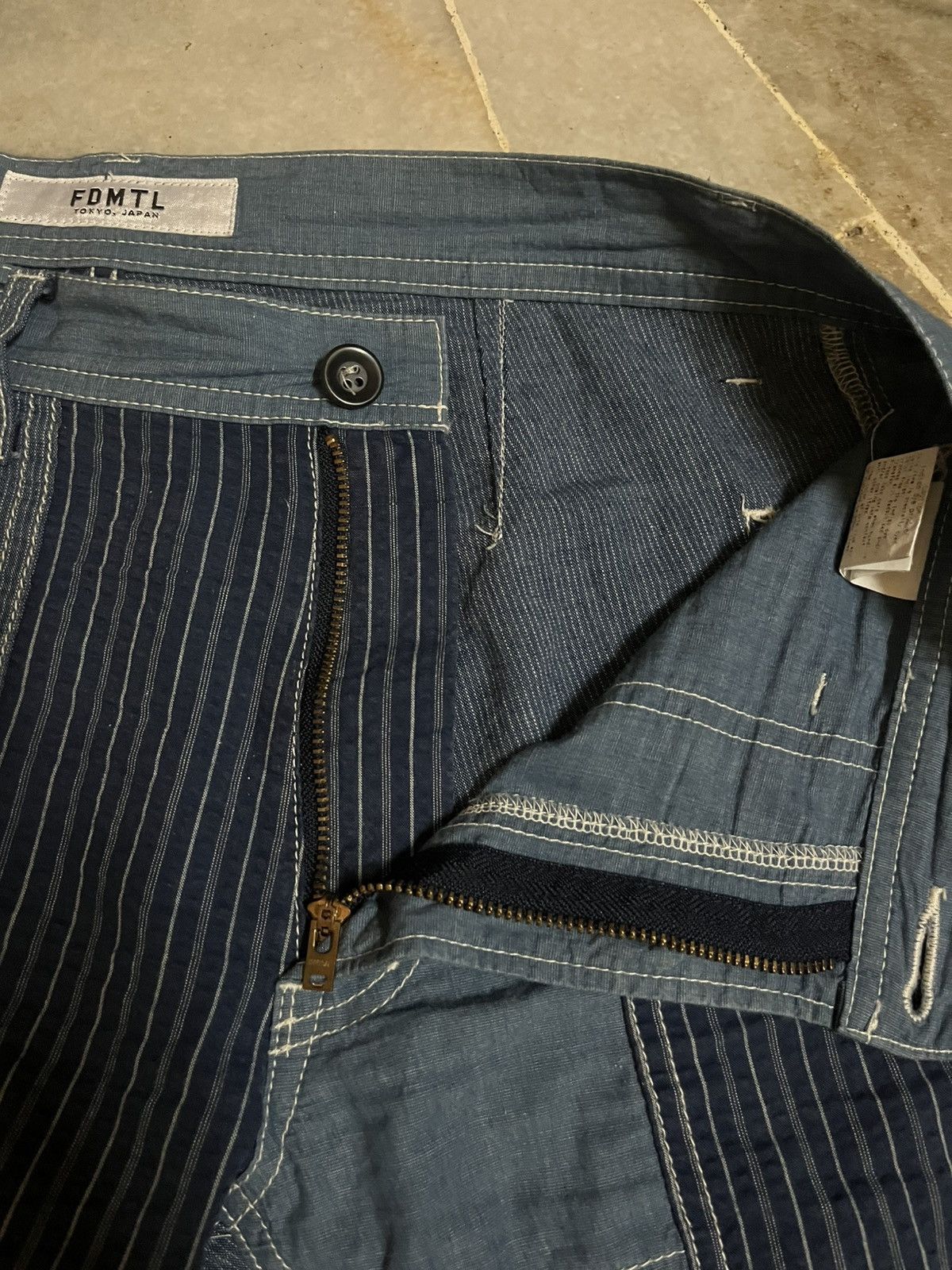 FDMTL FDMTL Sashiko Shorts Made in Japan Size US 34 / EU 50 - 7 Thumbnail