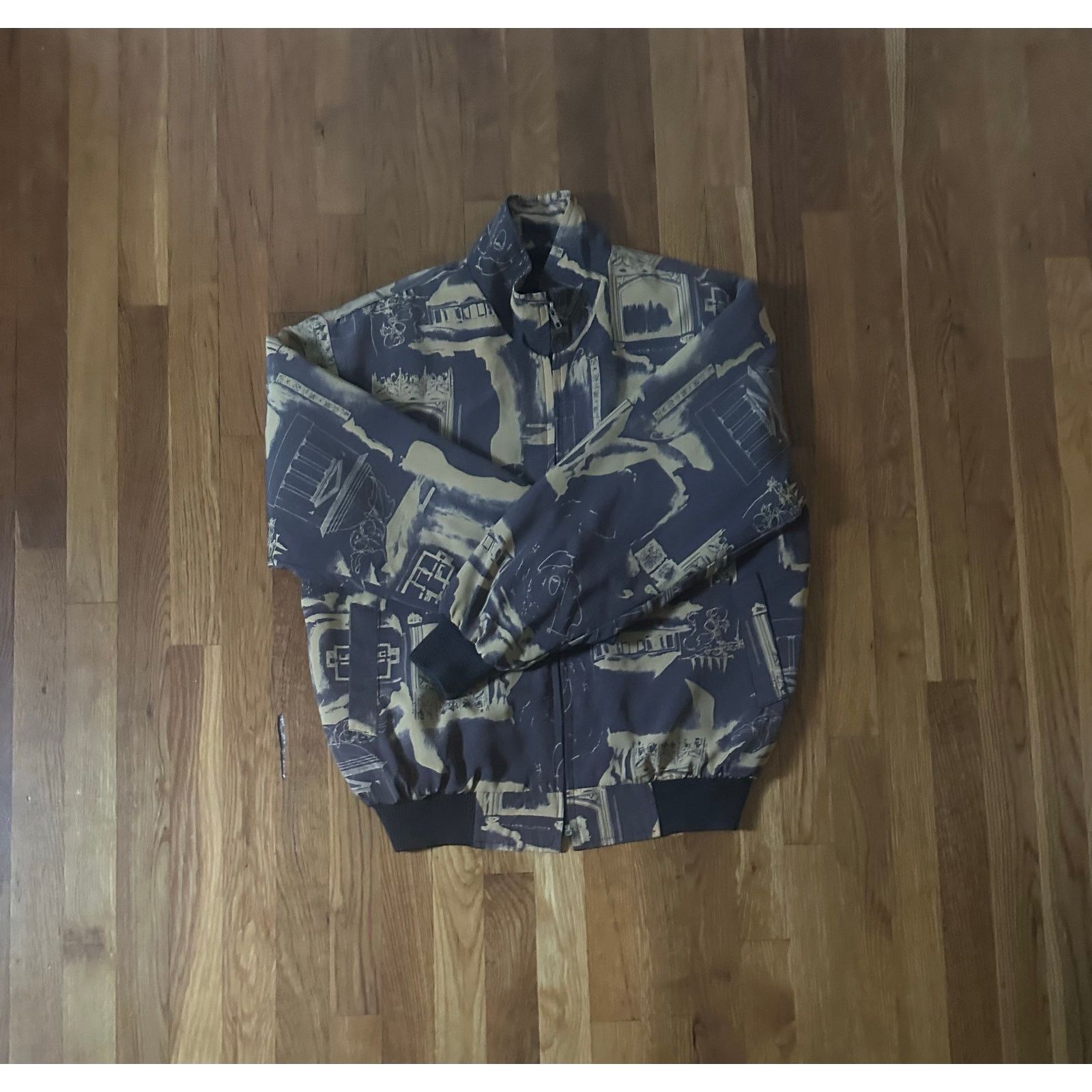 & Other Stories RARE Japanese designer Bomber Jacket Architecture Design!! Size US M / EU 48-50 / 2 - 4 Thumbnail